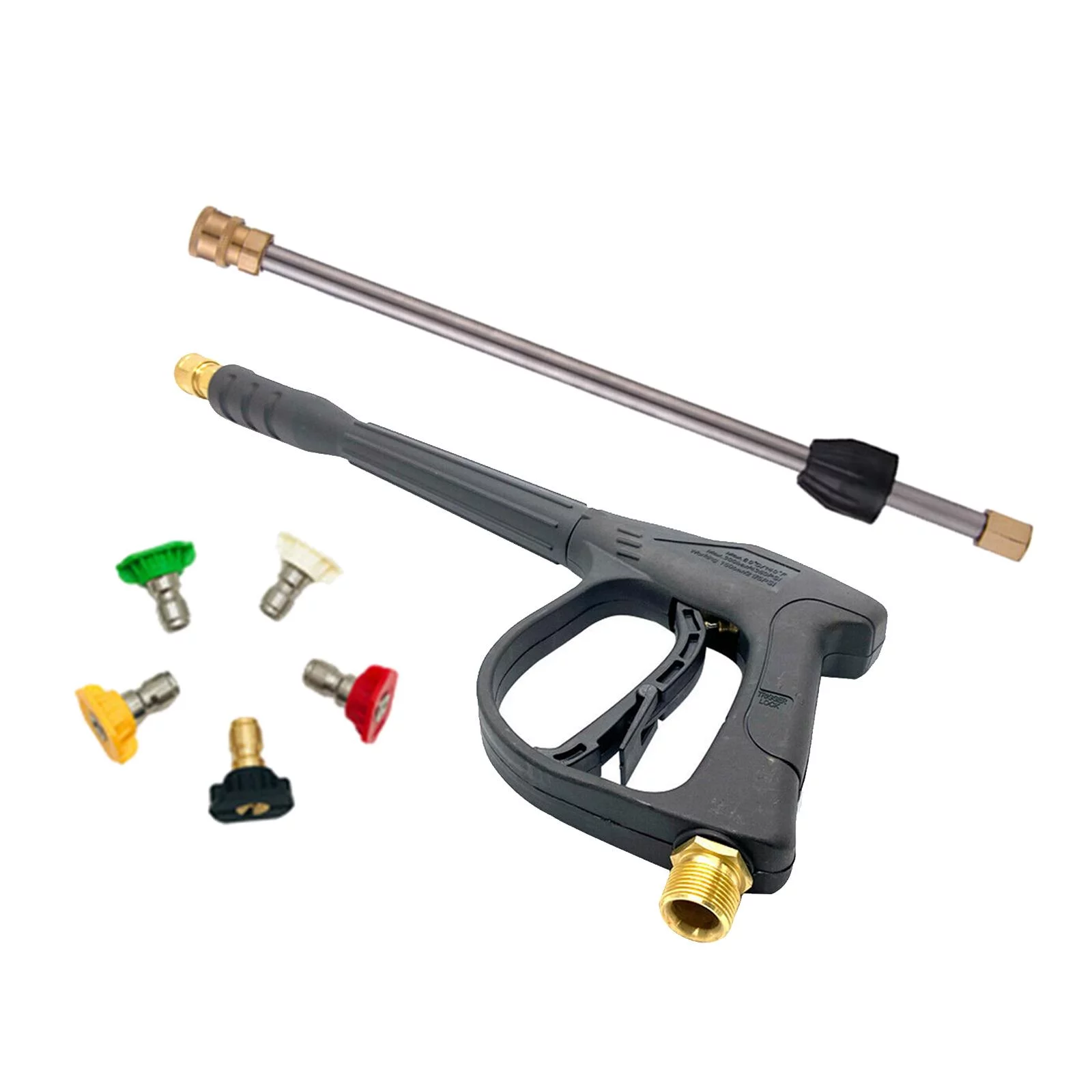 Replacement Pressure Washer with Extension , 2200 PSI, Power Washer with M22-14mm Fitting, 5 Nozzle Tips -