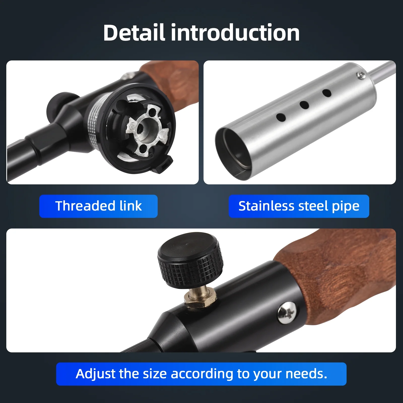 Weed Torch,Adjustable And With Adjustable Propane By Efficient And Precise By Efficient And Efficient Weed Adjustable Weed Valve And Weed Torch With Valve Propane Slip Handle