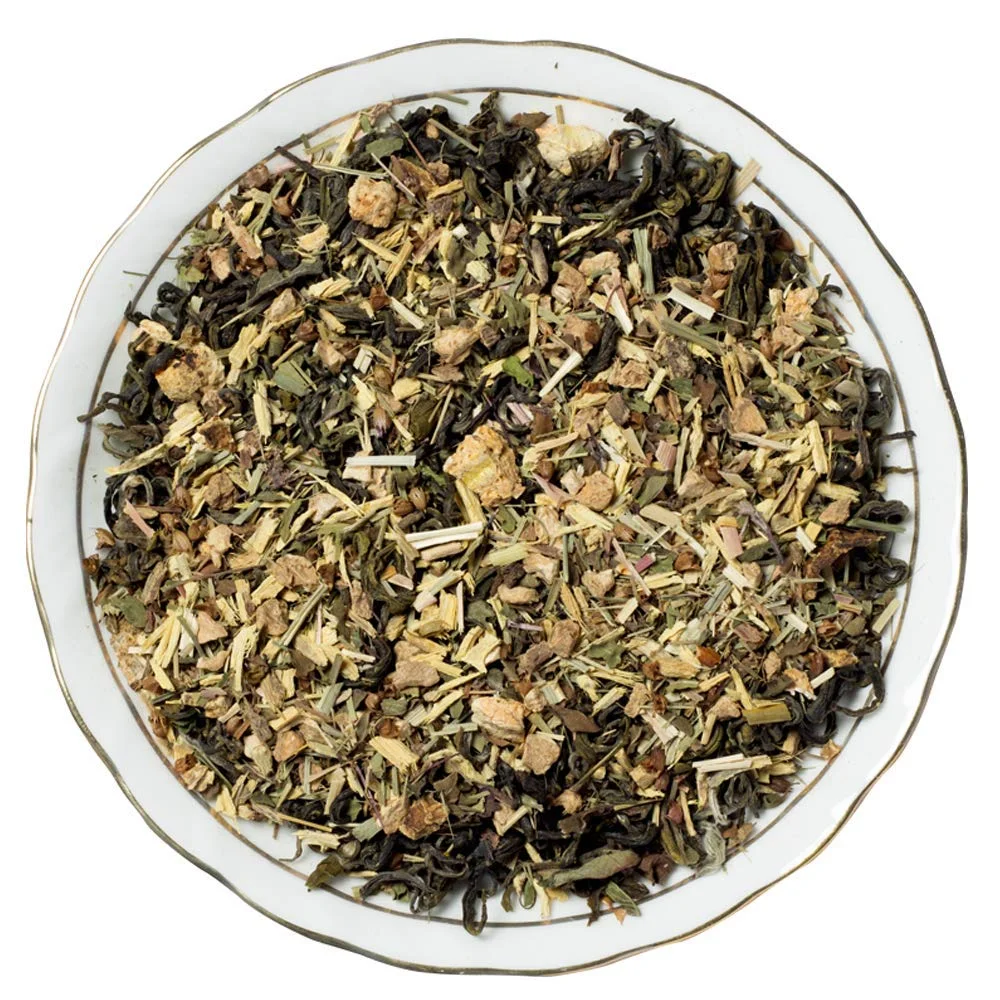 NAVVAYD Immunity Booster Tea (100g, 50 Cups) | With Licorice, Lemongrass, Ginger, Tulsi & Harade To Fight Diseases | Loose Leaf - Enjoy Hot or Cold