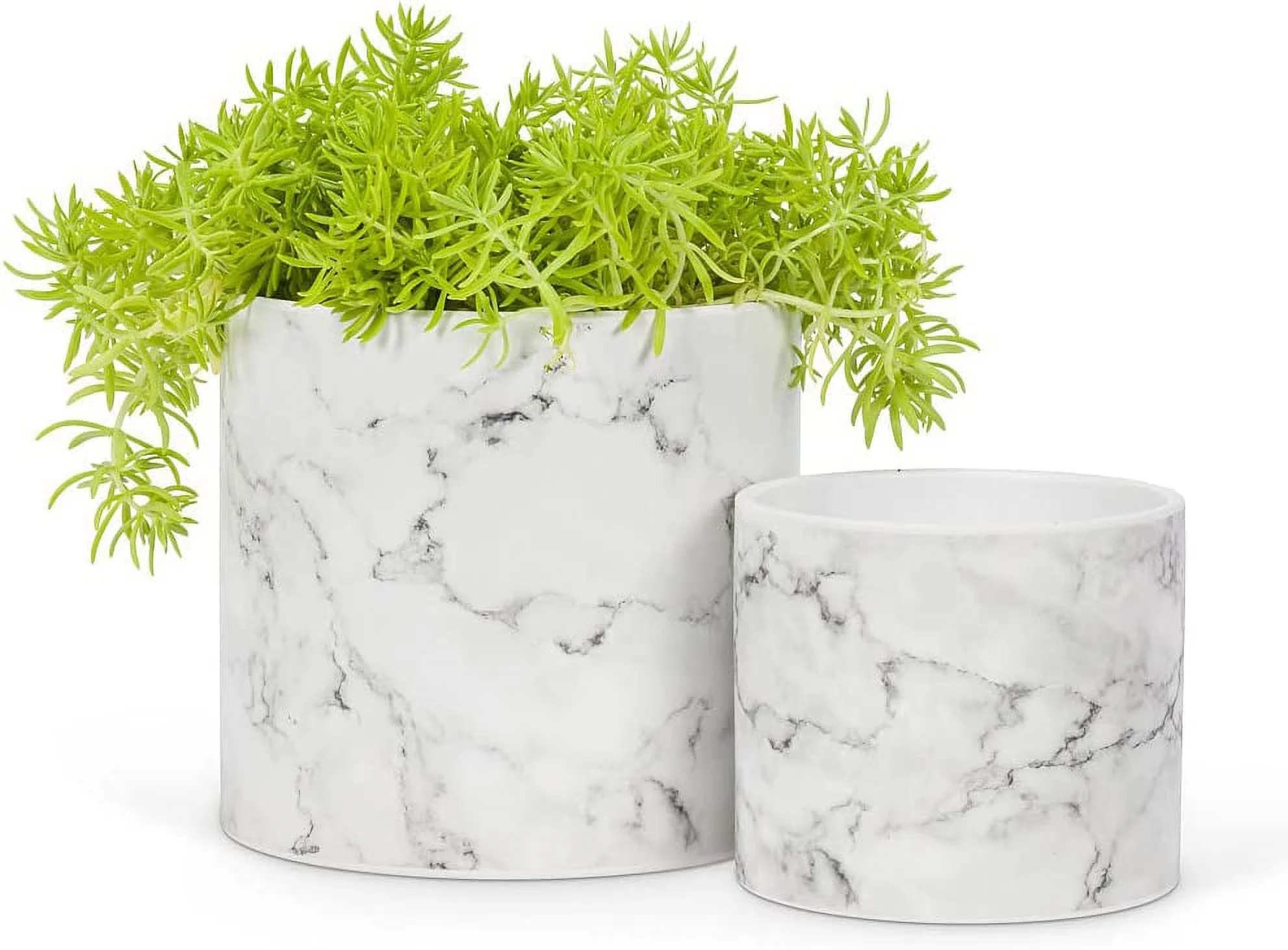 Small Marble Look Planter