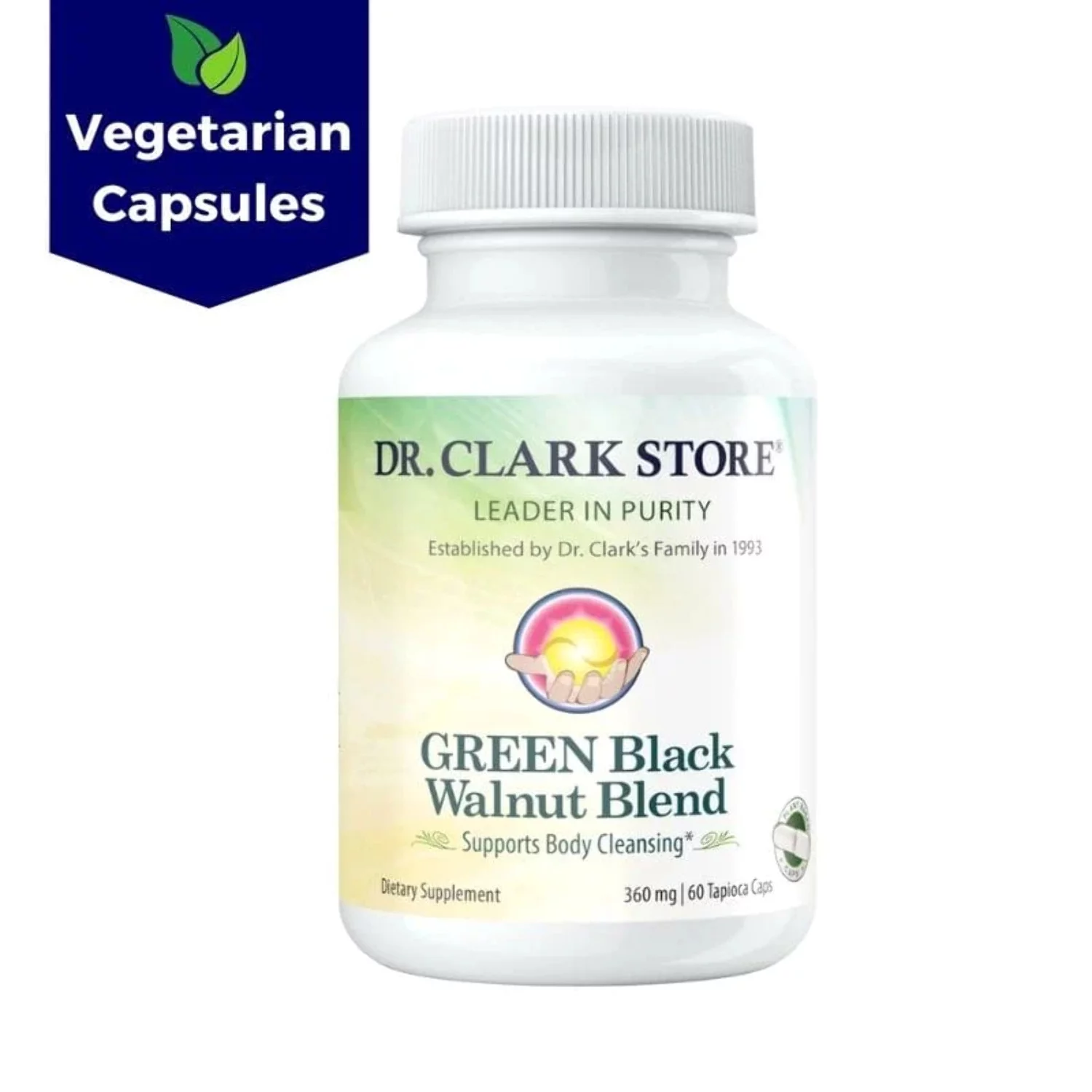GREEN BLACK WALNUT BLEND; VEGETARIAN, 360 MG 60 TAPIOCA CAPSULES