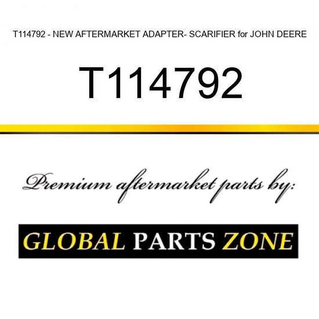 T114792 - NEW AFTERMARKET ADAPTER- SCARIFIER for JOHN DEERE