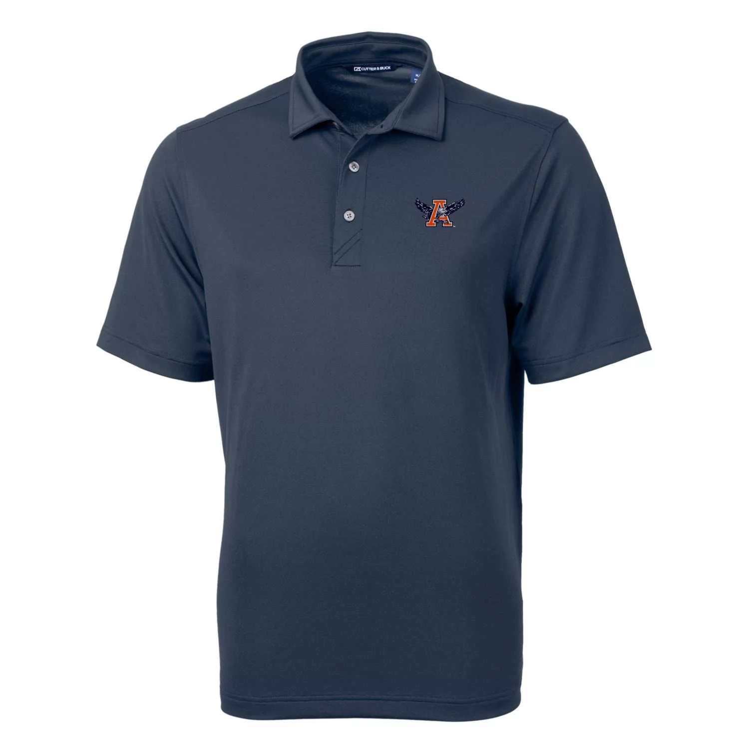 Men's Cutter & Buck Navy Auburn Tigers Team Big & Tall Virtue Eco Pique Recycled Polo