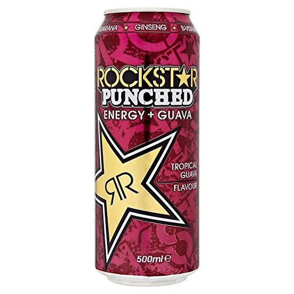 Rockstar Punched Guava Energy Drink (500ml)