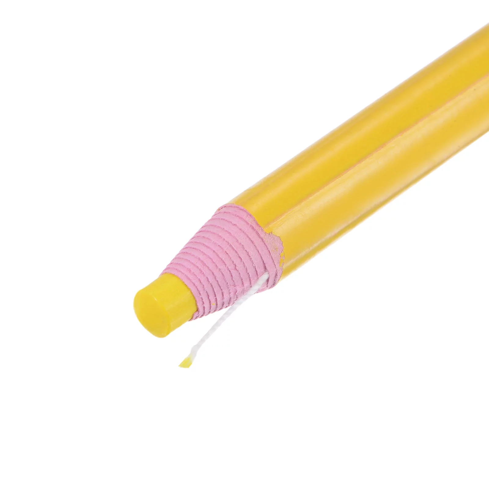Uxcell Sewing Fabric Pencils Sewing Mark Chalks Marking Tools, Yellow 3 Pack