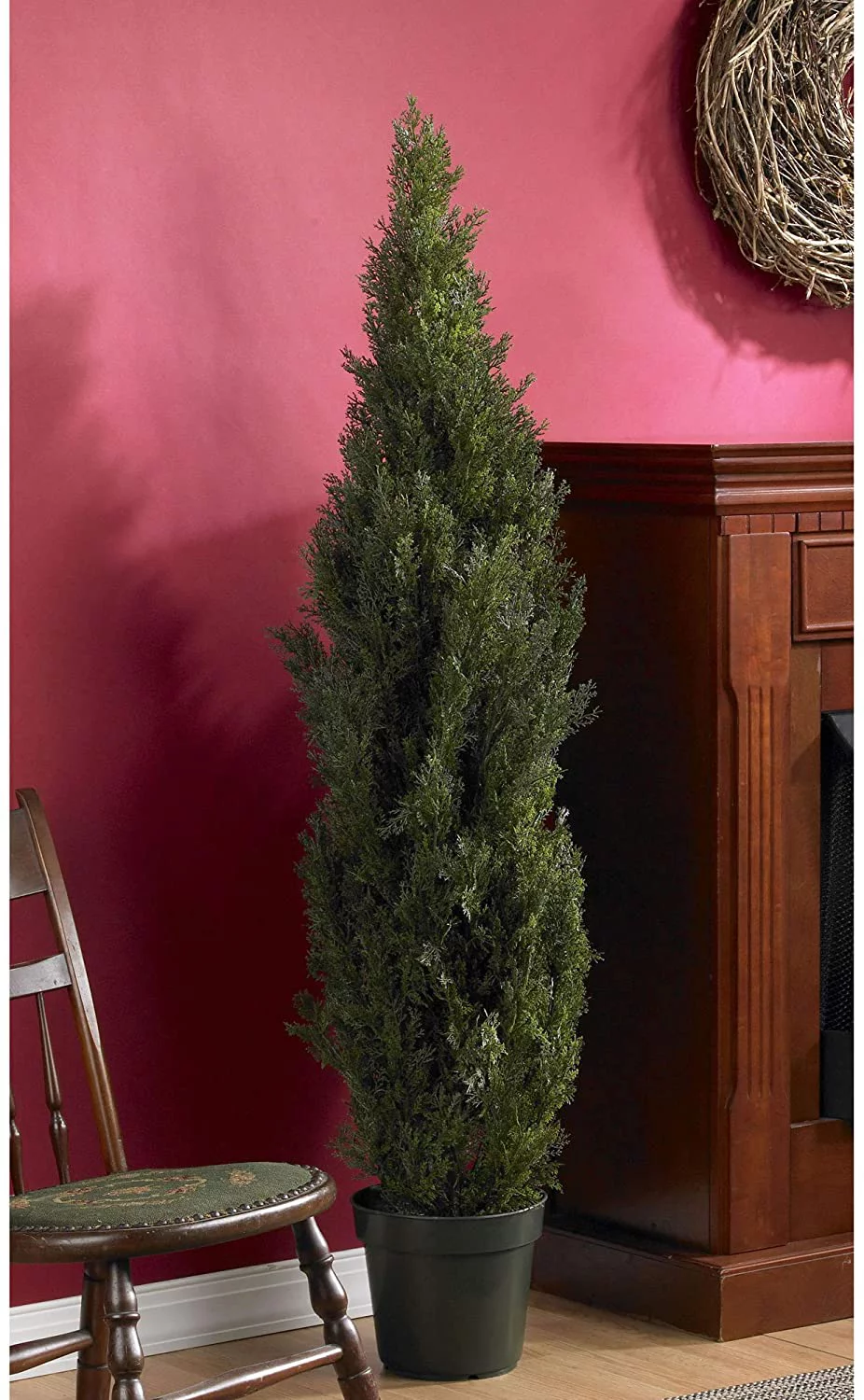 HYUN 5291 5ft. Mini Cedar Pine Tree (Indoor/Outdoor),Green,5'