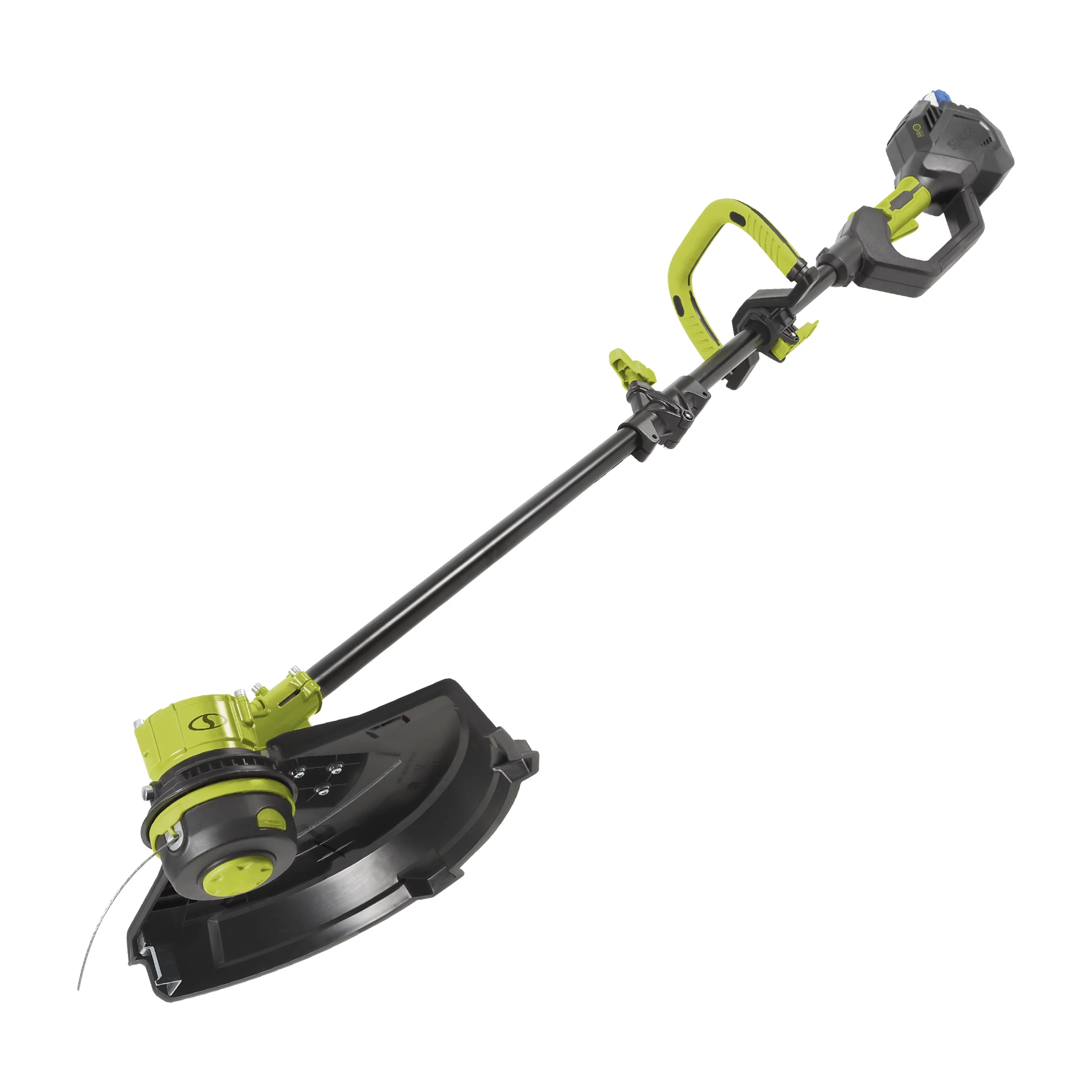Sun Joe 24V Cordless 14-inch Dual-Line String Trimmer, 2-Speed, 450W Brushless Motor, 4.0-Ah Battery & Charger