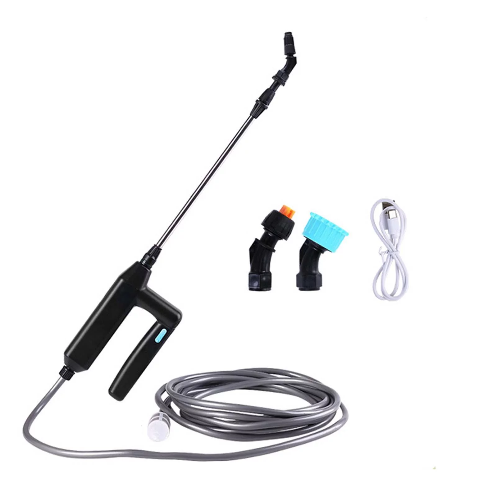 Garden Sprayer Flower Watering Nozzle Adjustable Electric Plant Sprayer Rechargeable Garden Water Jet Spray Head Watering Wands for Pets Shower