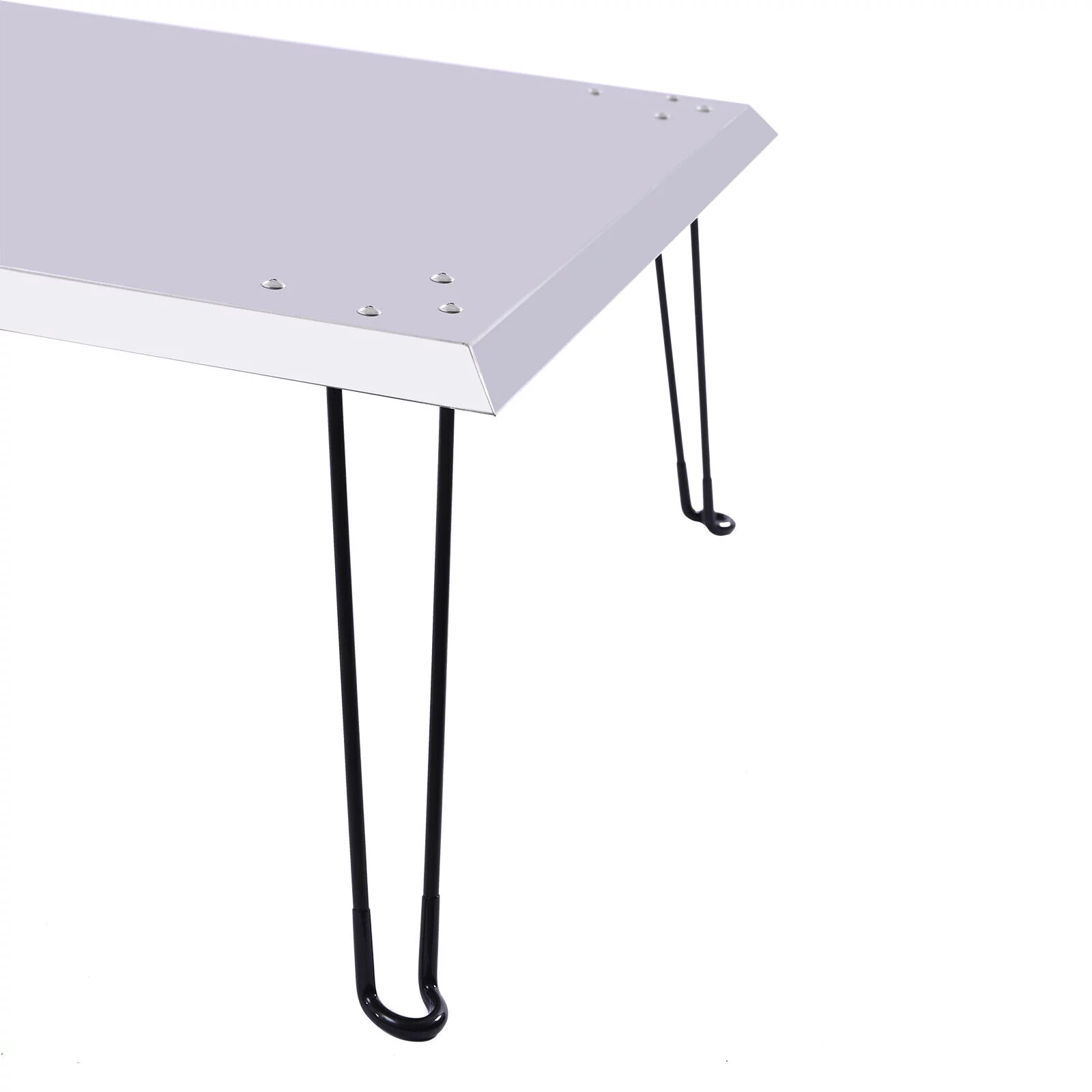 FETCOI Fire Pit Burner Cover Stainless Steel Handle Foldable Heater Shelter Rectangular