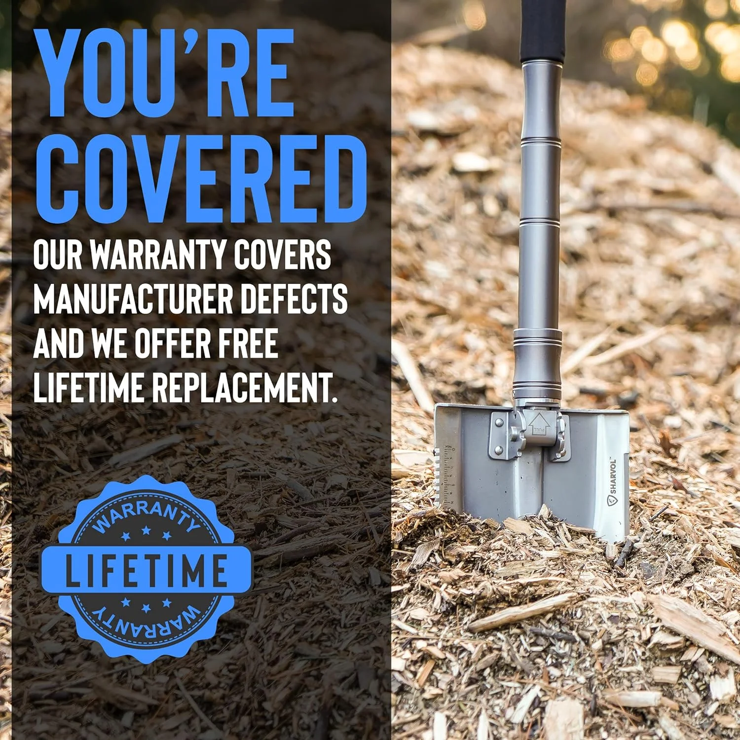 Tactical Shovel Camping Gear Camping Shovel - Multitool Survival Gear, Survival Shovel, Tactical Shovel, Folding Shovel, Survival Gear and Supplies for Bugout, Prepper