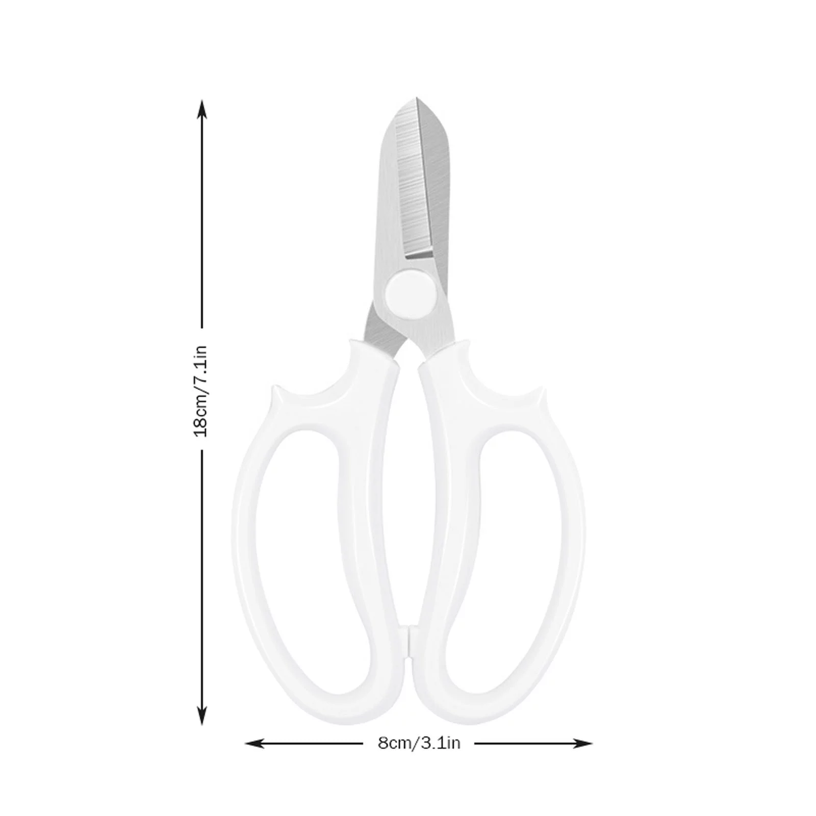 Garden Flower Scissors Thickened Stainless Steel Flower Scissors Strong Trimmer For Flowers Branches And Leaves