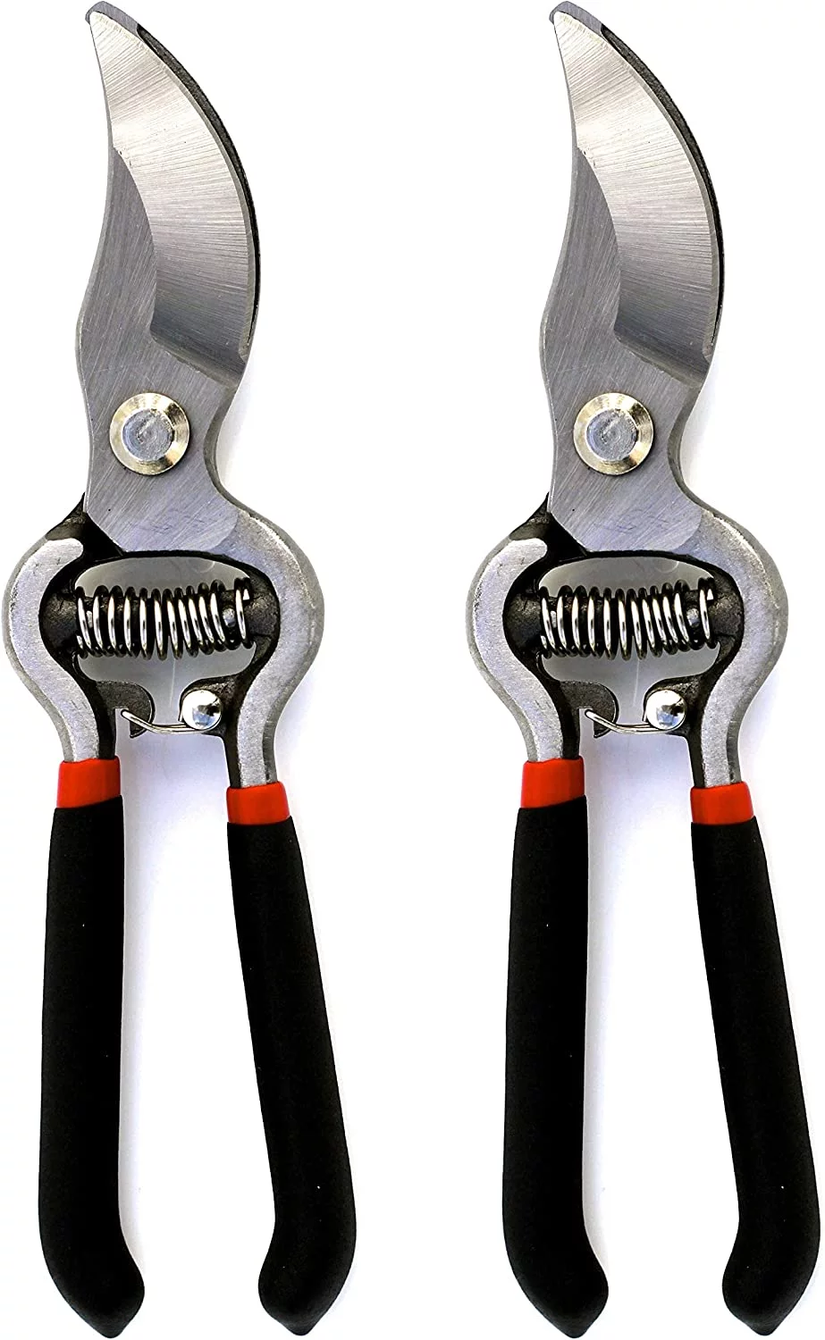Garden Guru Heavy Duty Forged Steel Garden Clippers, Professional Bypass Hand Pruners, Pruning Shears 2 Pack