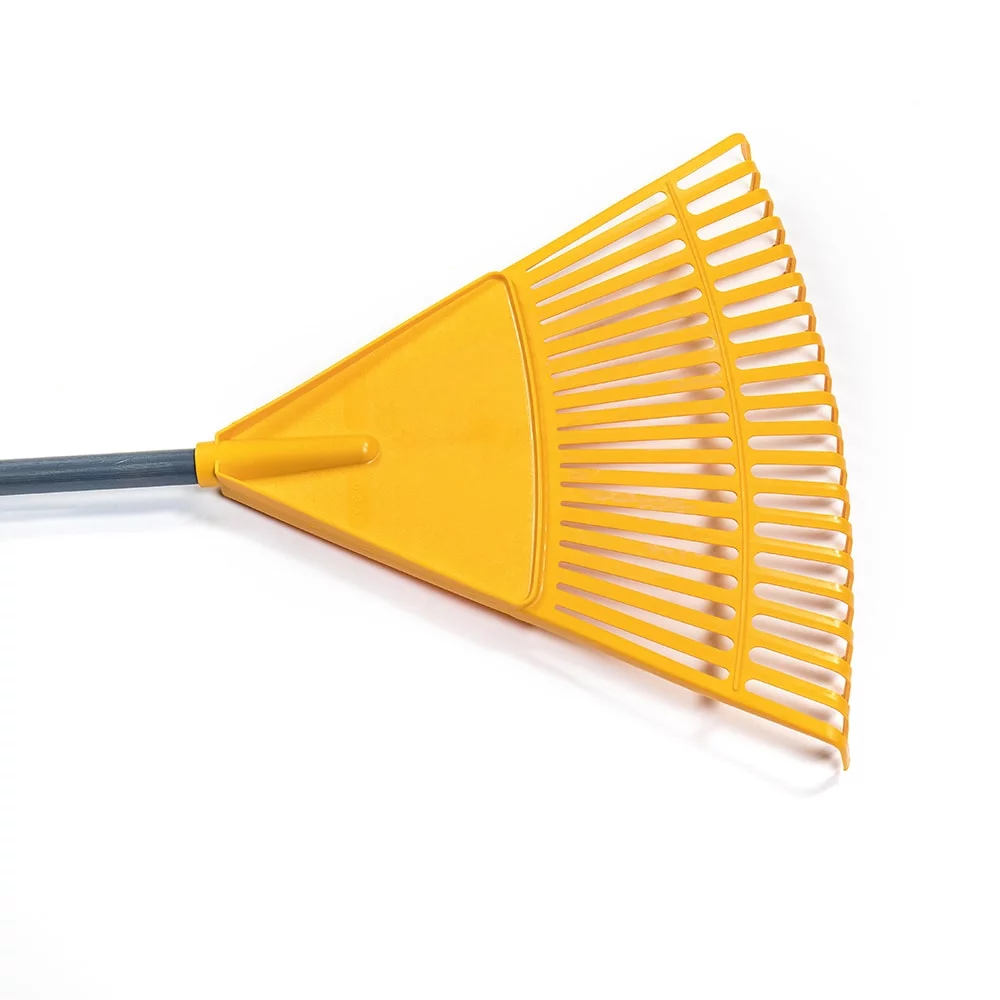 True Temper Real Leaf Rake for Kids, Durable Plastic with Hardwood Handle, 54