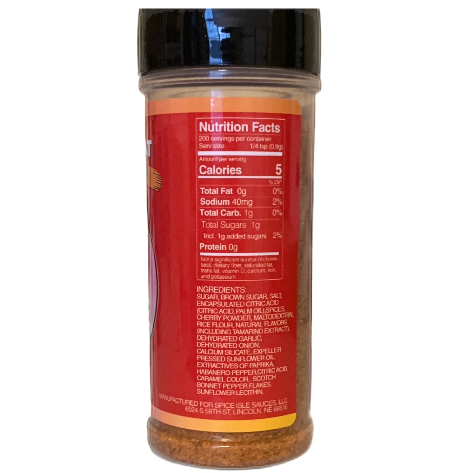 Spice Isle Sauces Tropical Heat Seasoning/Rub, Spicy Caribbean Seasoning Blend with Tamarind, 6.35 oz