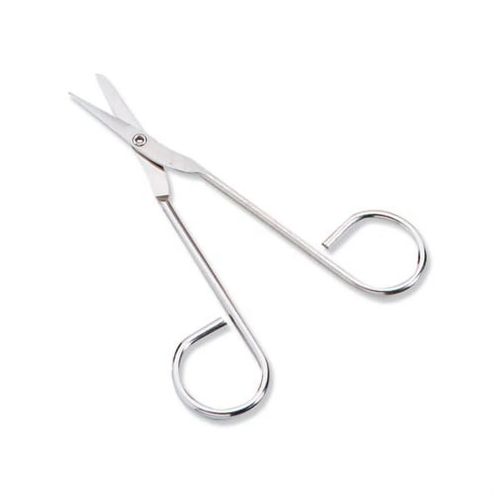 Scissors Pointed Tip Pointed Tip, 4.5" Long, Nickel Straight Handle