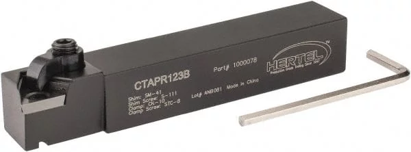 Hertel RH CTAP 0° Neutral Rake Indexable Turning Toolholder