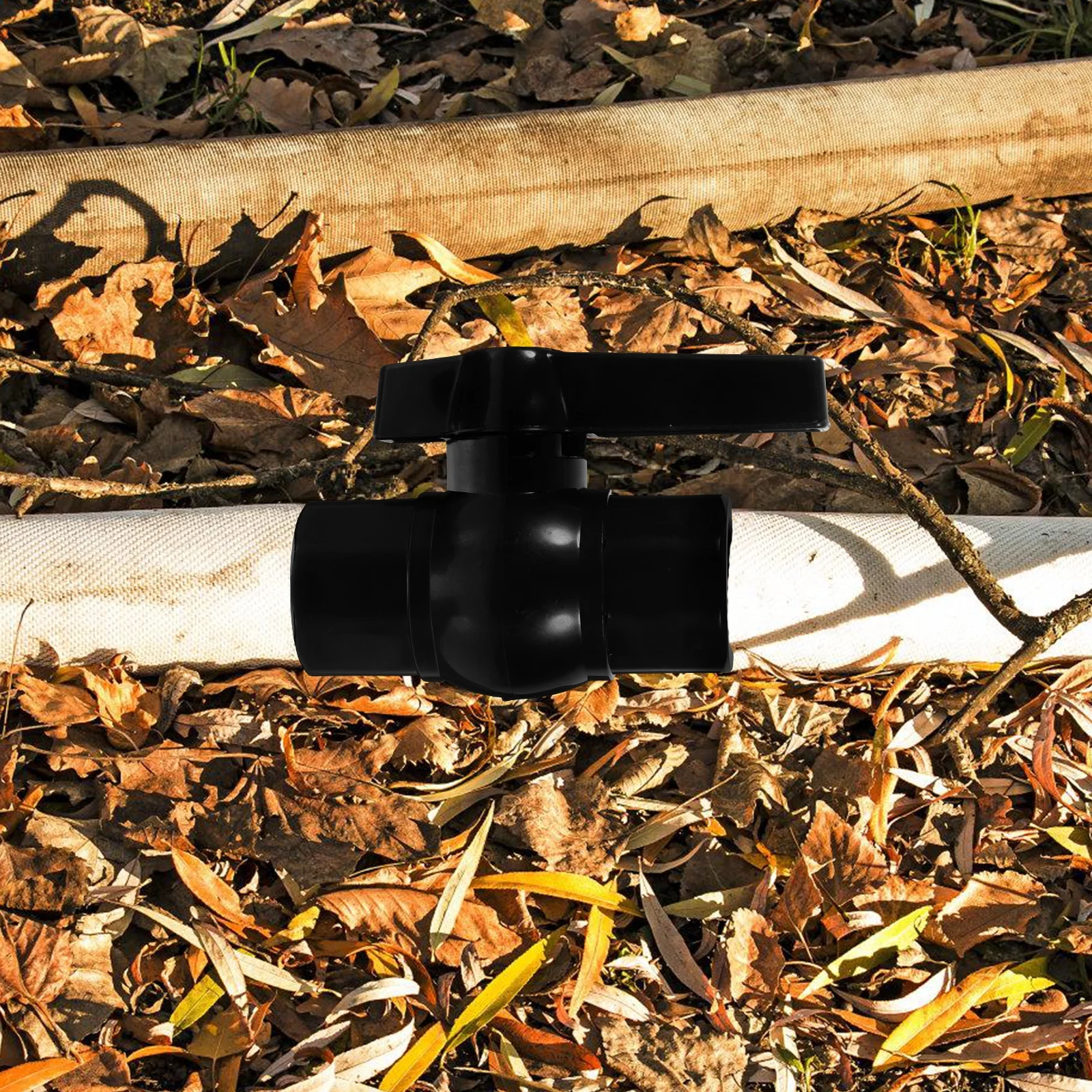 2pcs Ball Valve 2-way Irrigation Pipe Fitting System Valve Quick Connect Pipe Fitting