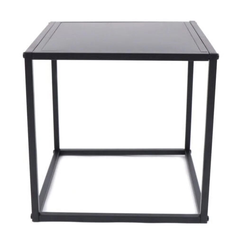 2pcs Square Metal End Table Home Flower Plants Stand Display Coffee Side Table