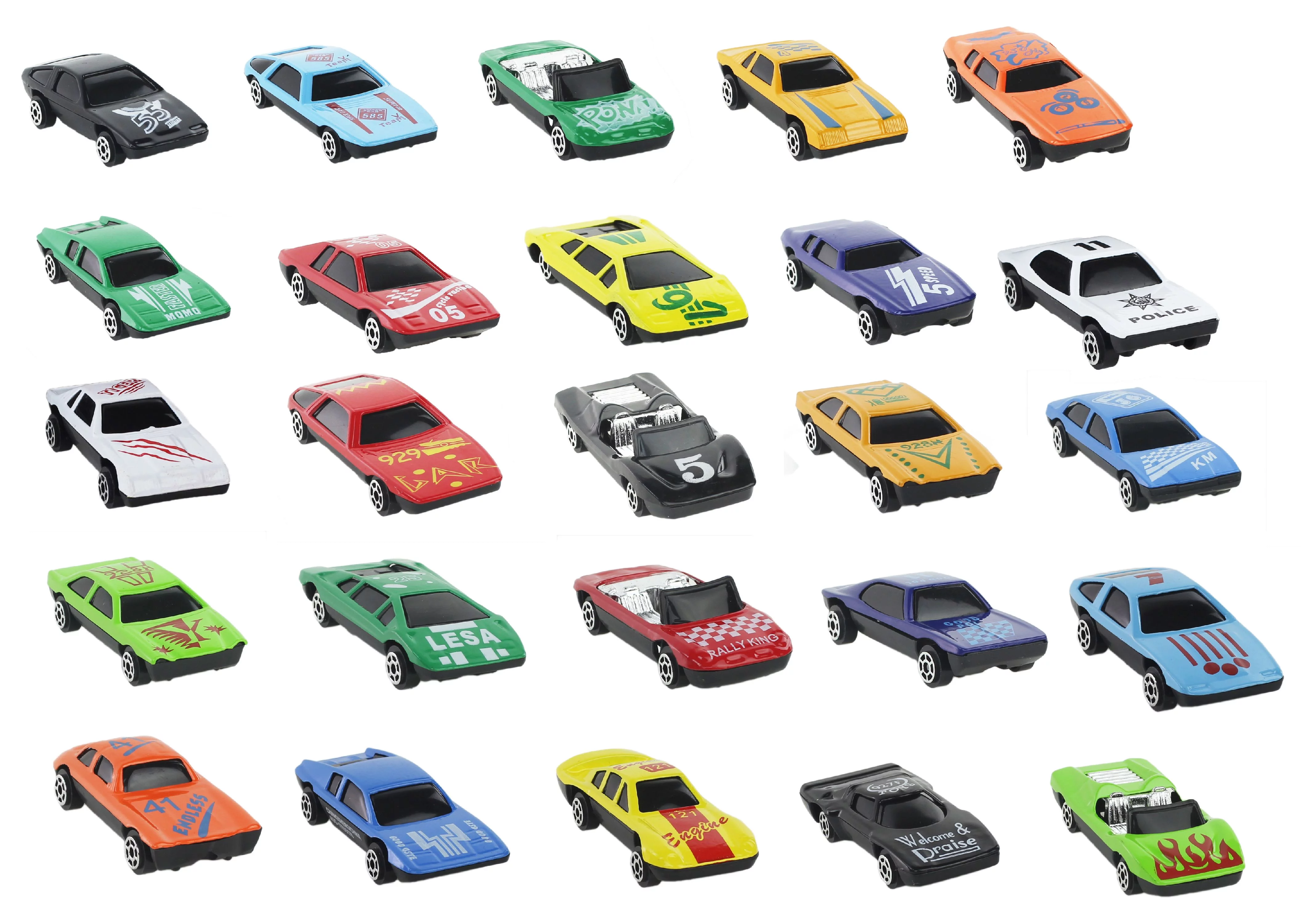 Turbo Racer Die Cast Car Set, 25-Piece