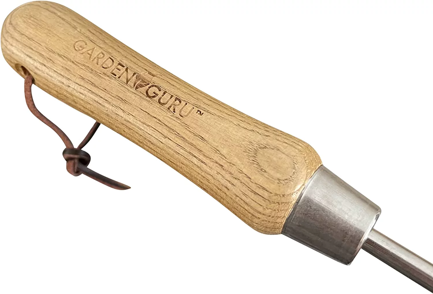 Garden Guru Hand Cultivator Rake Tiller Tool, Stainless Steel, Rust Resistant, Ergonomic FSC Wood Handle (2 Pack)