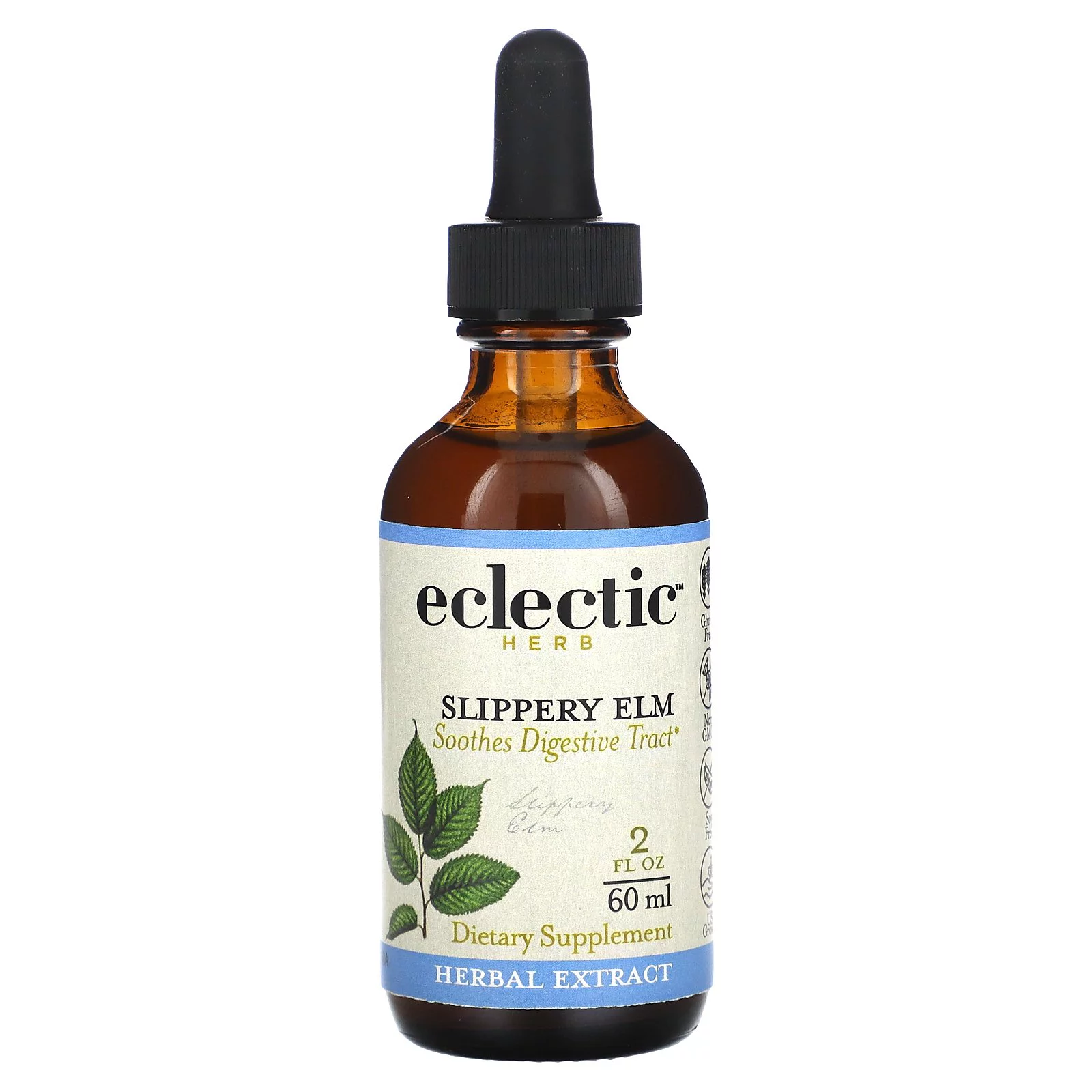 Eclectic Institute Slippery Elm Extract, 2 fl oz (60 ml)