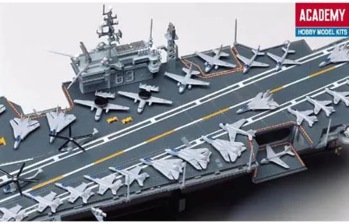 Academy 1 800 Scale U S S Kitty Hawk Model Kit