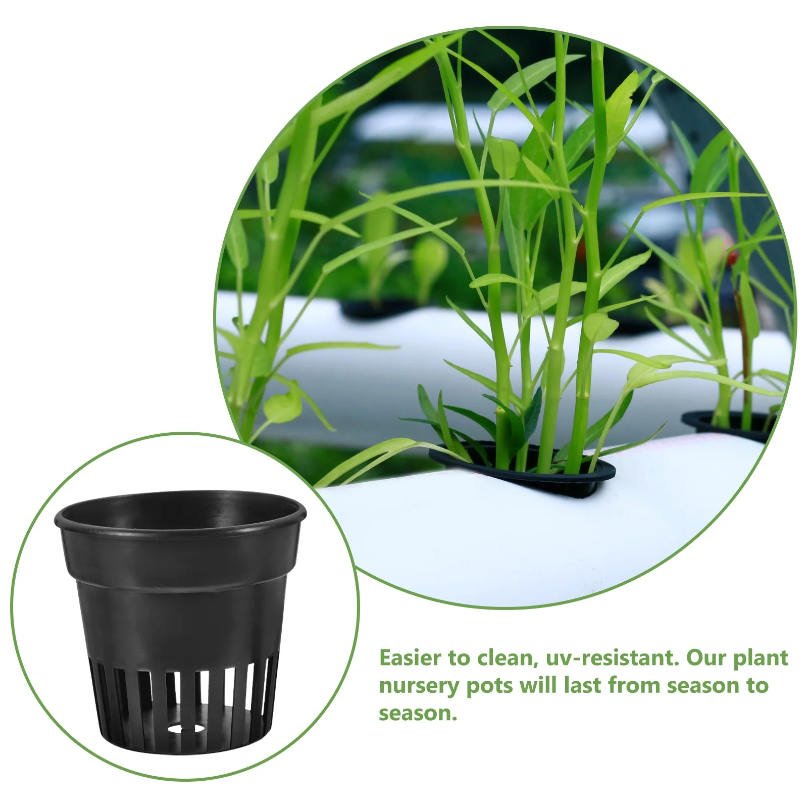 12 Pcs Aquatic Plant Garden Net Cups Pots Plants Nursery Flowers 12pcs