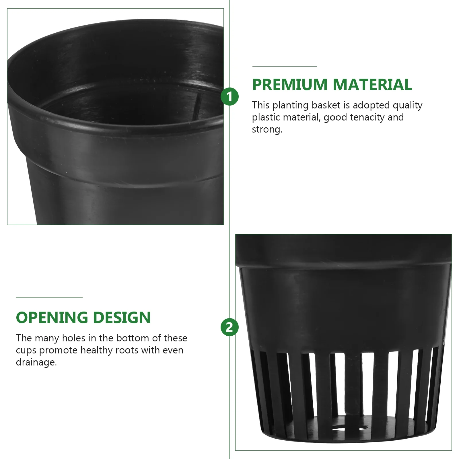 12 Pcs Aquatic Plant Garden Net Cups Pots Plants Nursery Flowers 12pcs