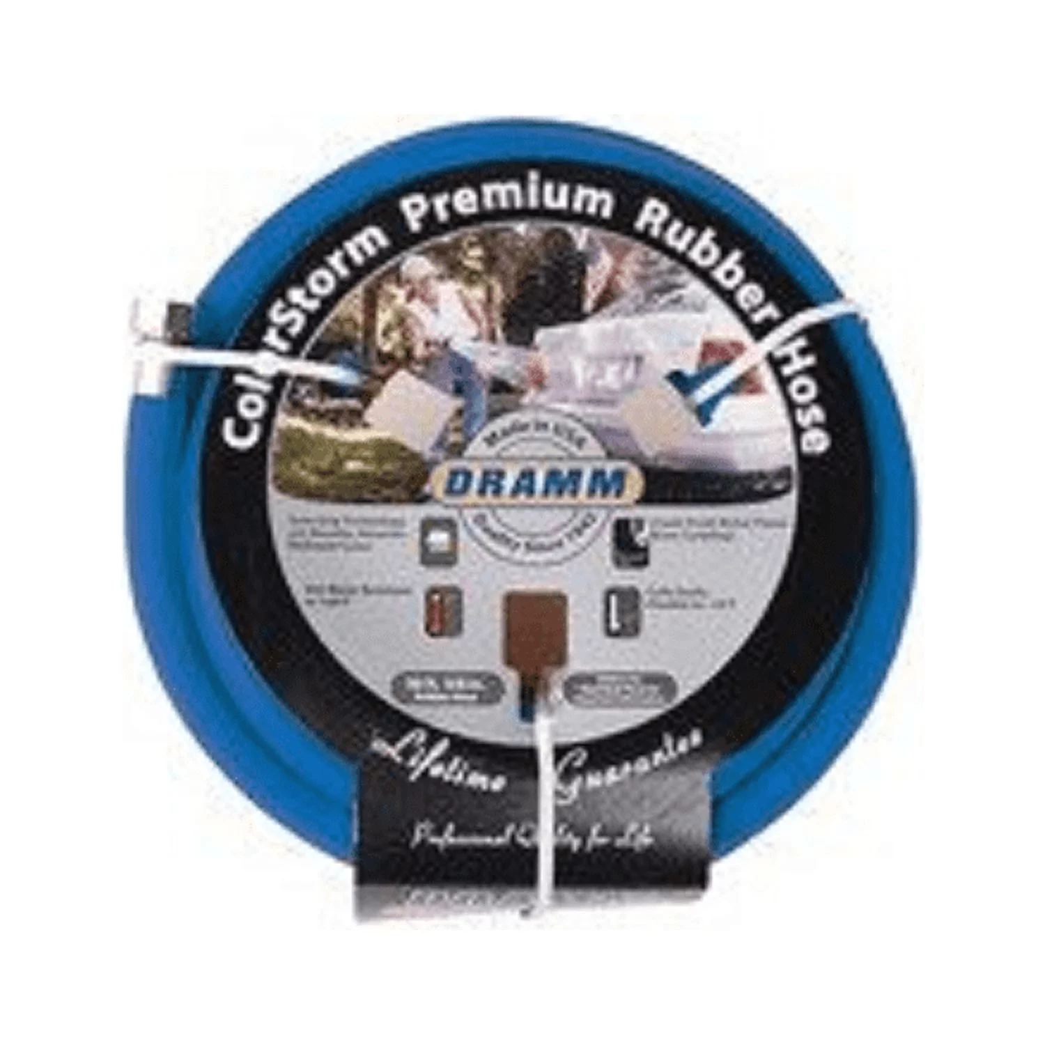 Dramm ColorStorm 5/8 in. Premium Rubber Garden Hose - 50 ft.