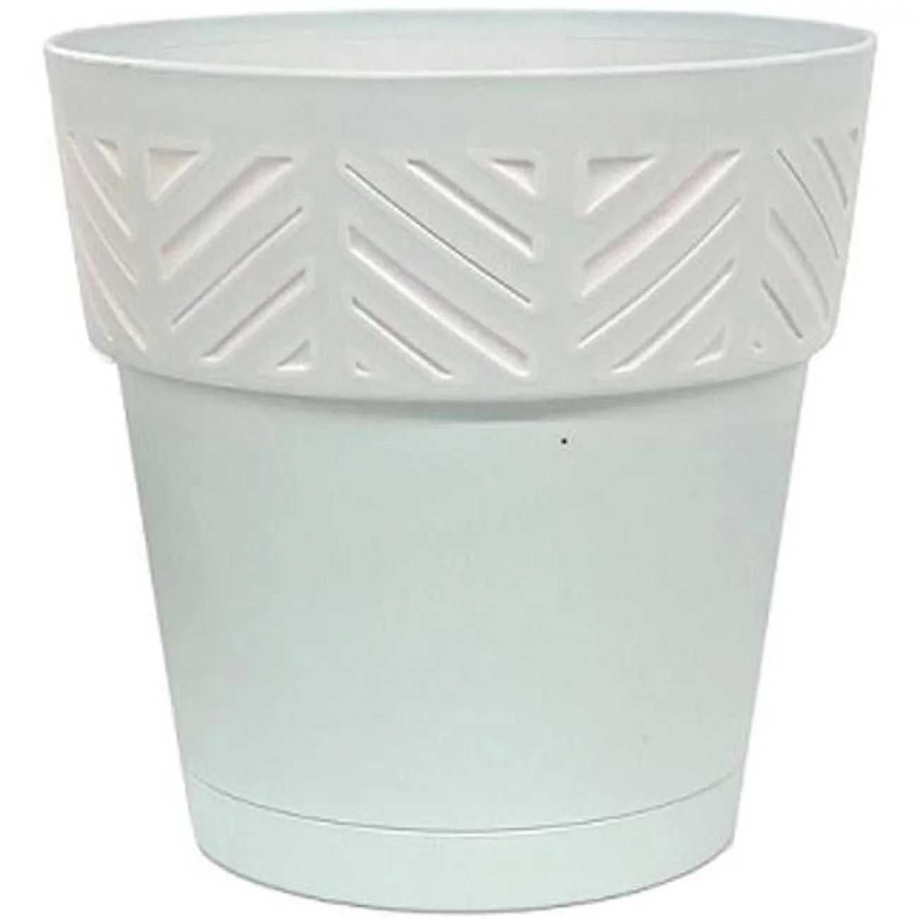 Marshall Pottery 7009017 9.85 x 10 in. Deroma Mosaic Resin Mosaic Planter, Mint