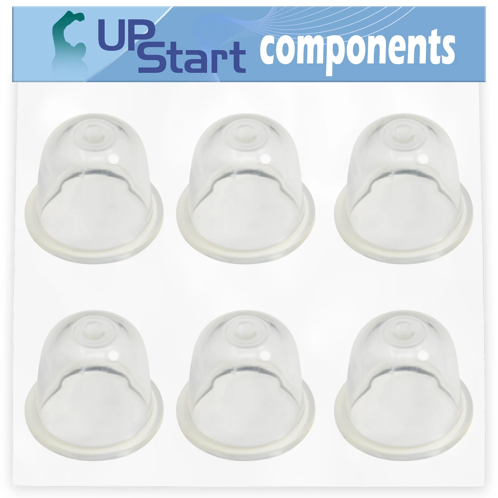 6-Pack 188-12-1 Primer Bulb Replacement for Husqvarna 25 H (1993-01) Hedge Trimmer - Compatible with 531002436 12318140630 Purge Bulb