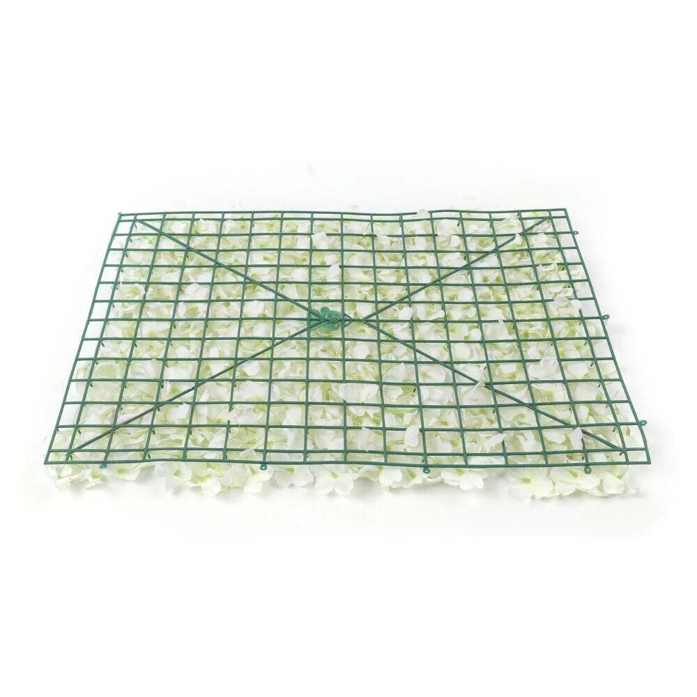 10Pcs Artificial Fake Flower Hydrangea Wall Panel Banquet Wedding Backdrop Wall