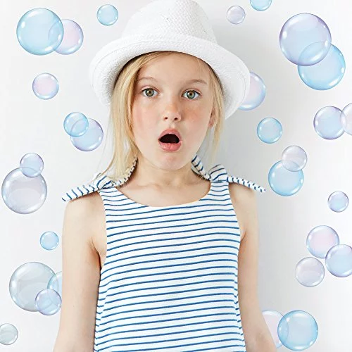 Bubbles  (Not Transparent), Peel And Stick, Waterproof Fabric Bubble Wall Stickers