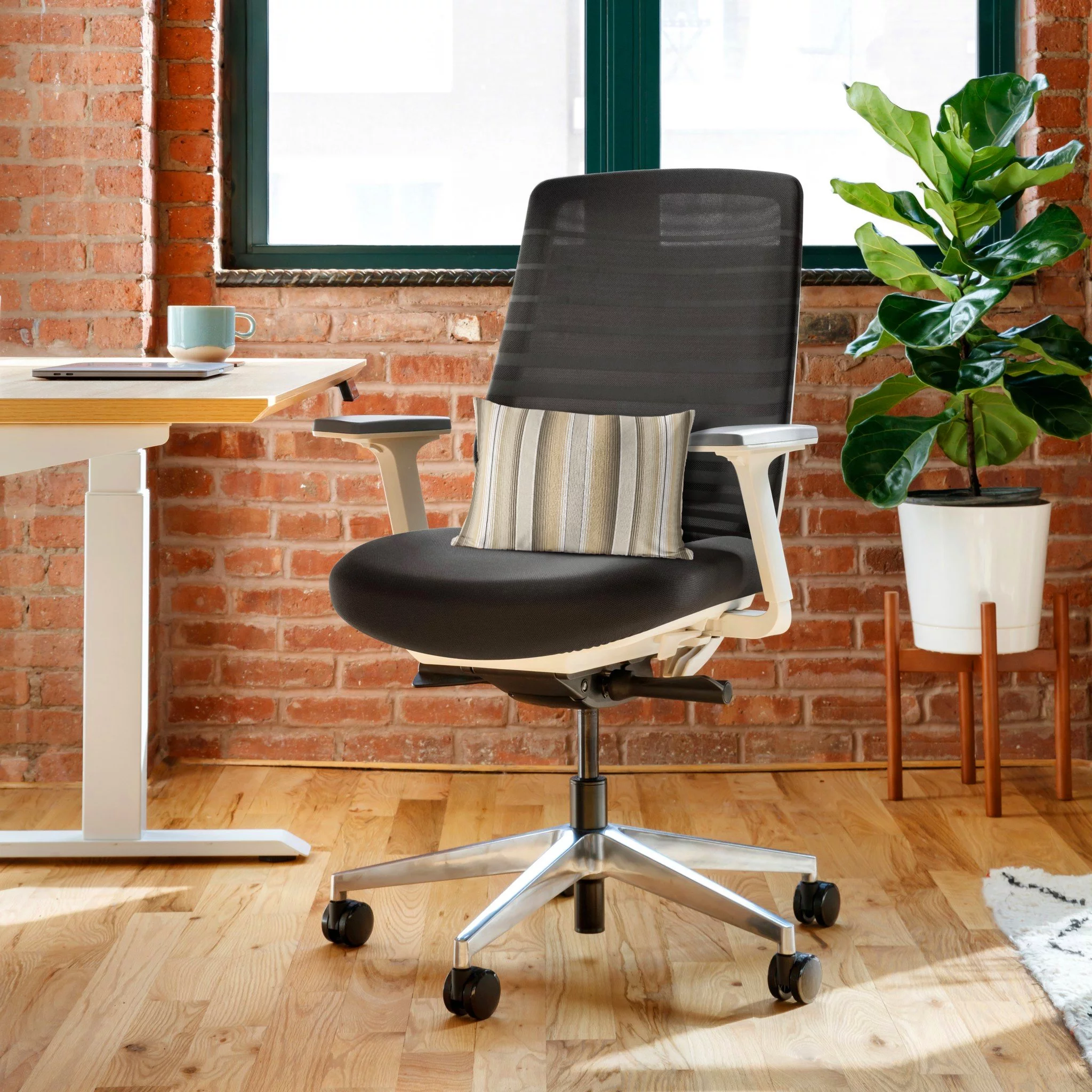 West Tan Lumbar Pillow by Kavka Designs