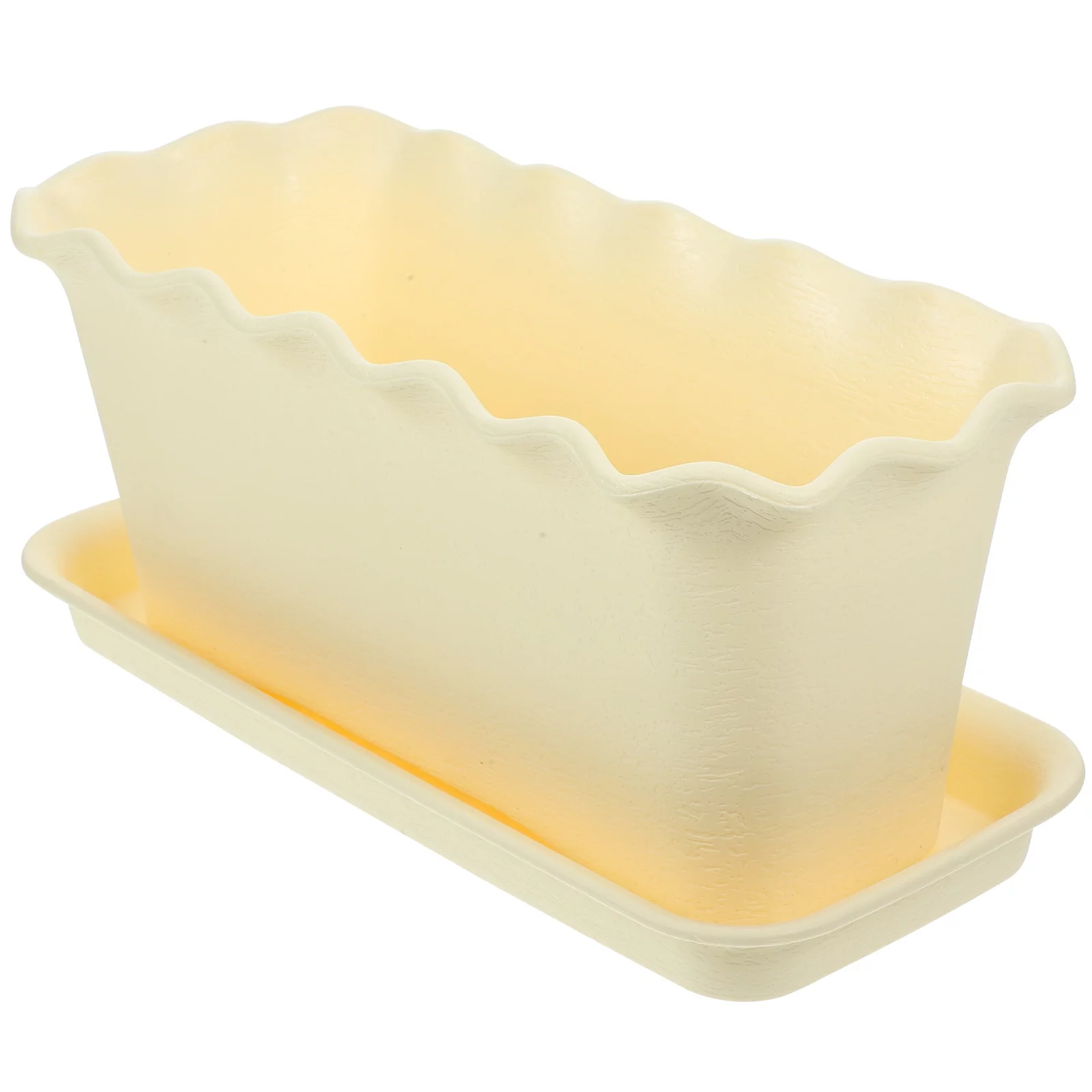 Indoor Plant Pots Pots for Plants Drainio Succulent Planter Pot Windowsill Pot Plastic Plant Pot White