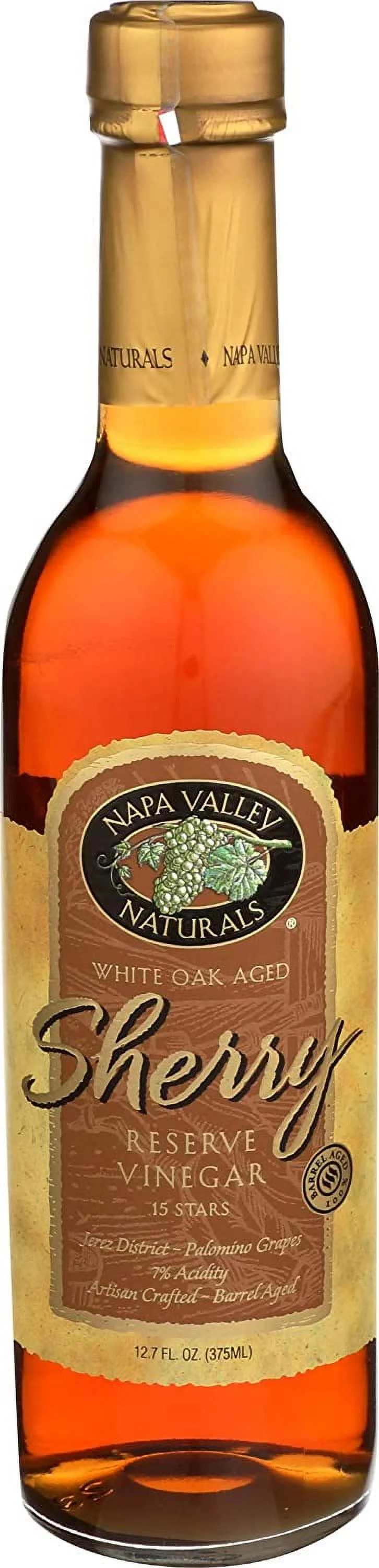 Napa Valley Naturals Sherry Reserve Vinegar White Oak Aged 15 Years 12.7 fl oz Pack of 2