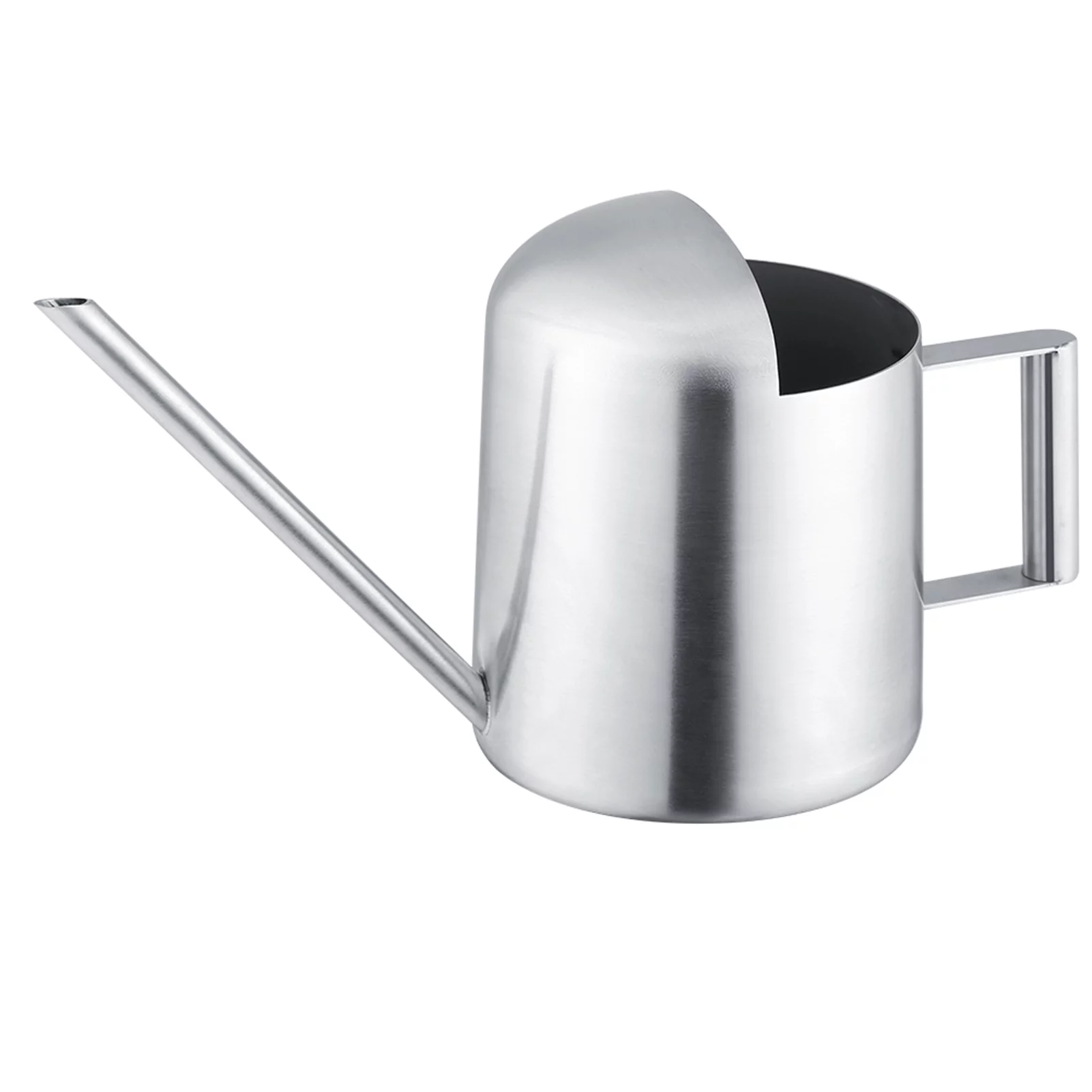 Watering Can, 300/500mL Stainless Steel Watering Pot with Long Spout Garden Plant Flower Long Mouth Sprinkling Pot(500ML)