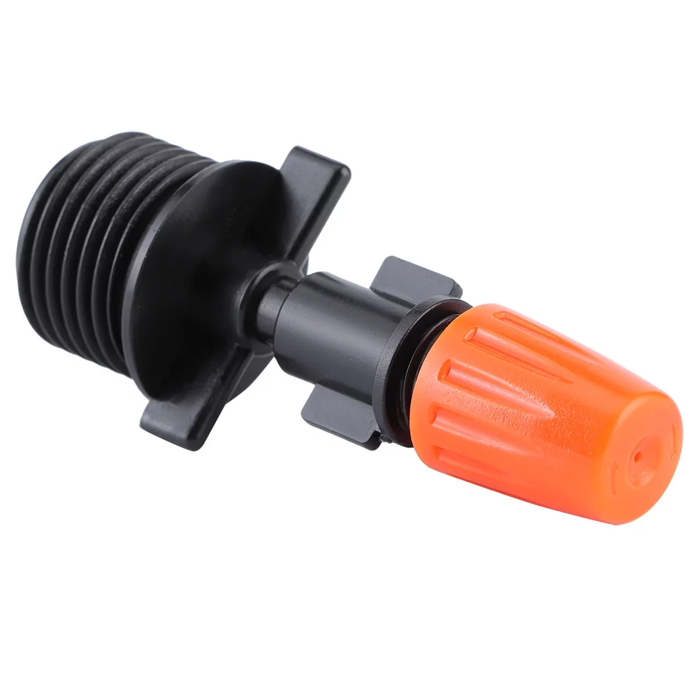 Verdant Touch Micro Sprinkler 20Pcs G1/2in Single Head Orange Garden Irrigation Misting Spray Nozzle for Greenhouse Use