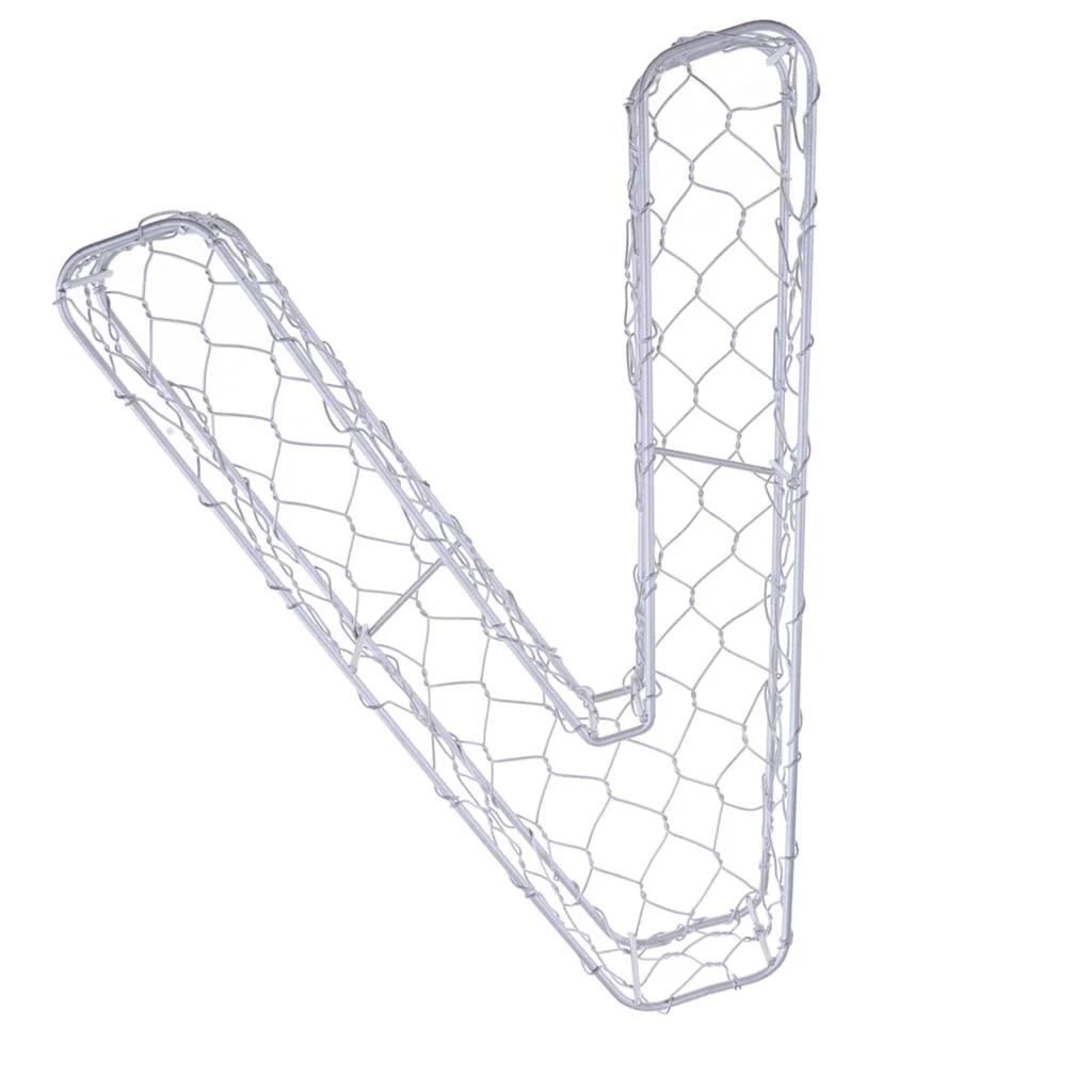 Alphabet Iron Wire Wreath Frame Succulent Pot Metal Planter Plant Holder