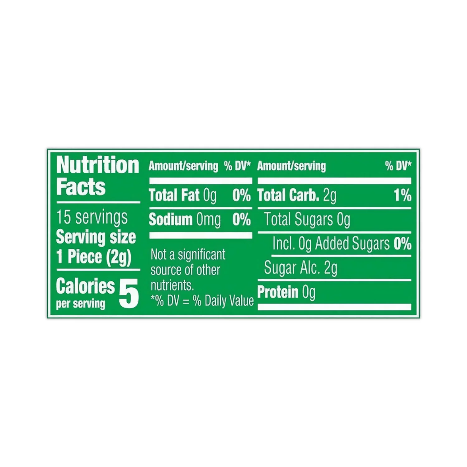 Orbit White Sugar-Free Gum, Spearmint, 15 Pieces/Pack, 9 Packs/Carton, Ships in 1-3 Business Days