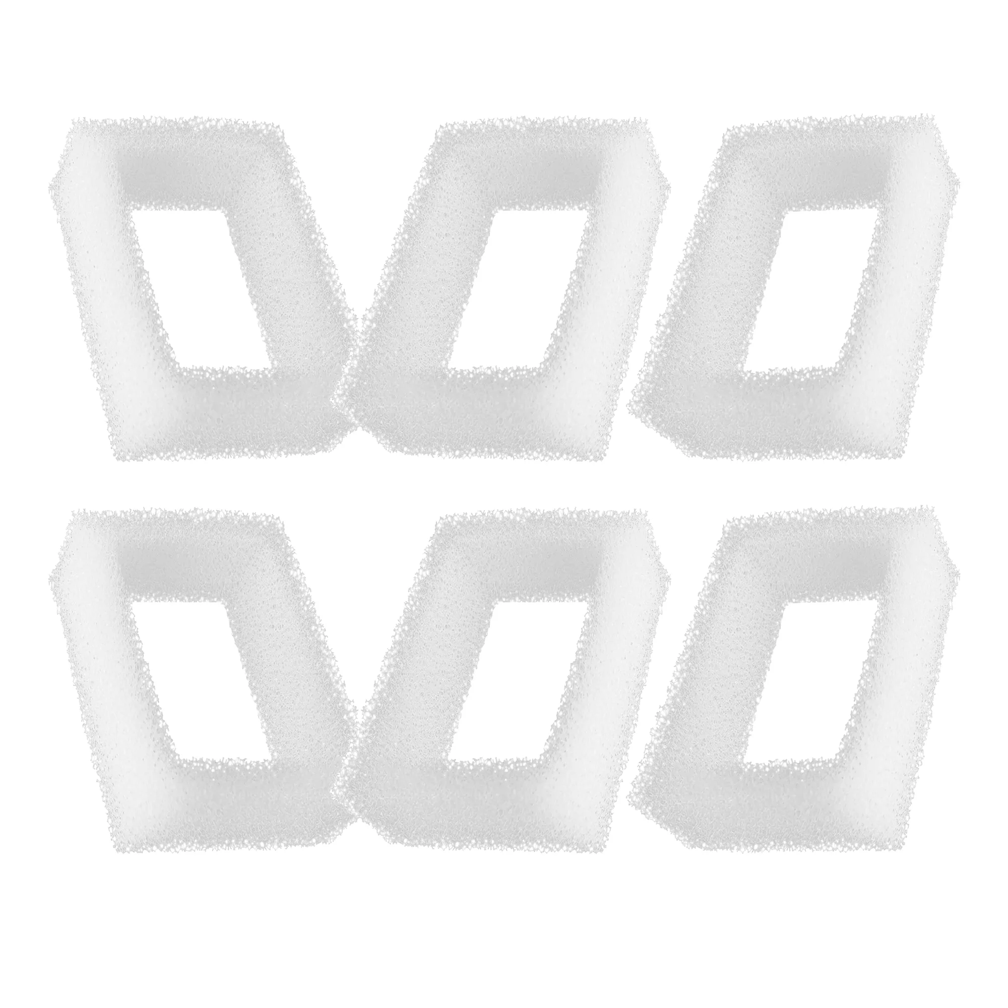 Delapan 6 Cat Water Fountain Replacement Foam Filters for Ceramic and Stainless Steel Pet Water Fountain