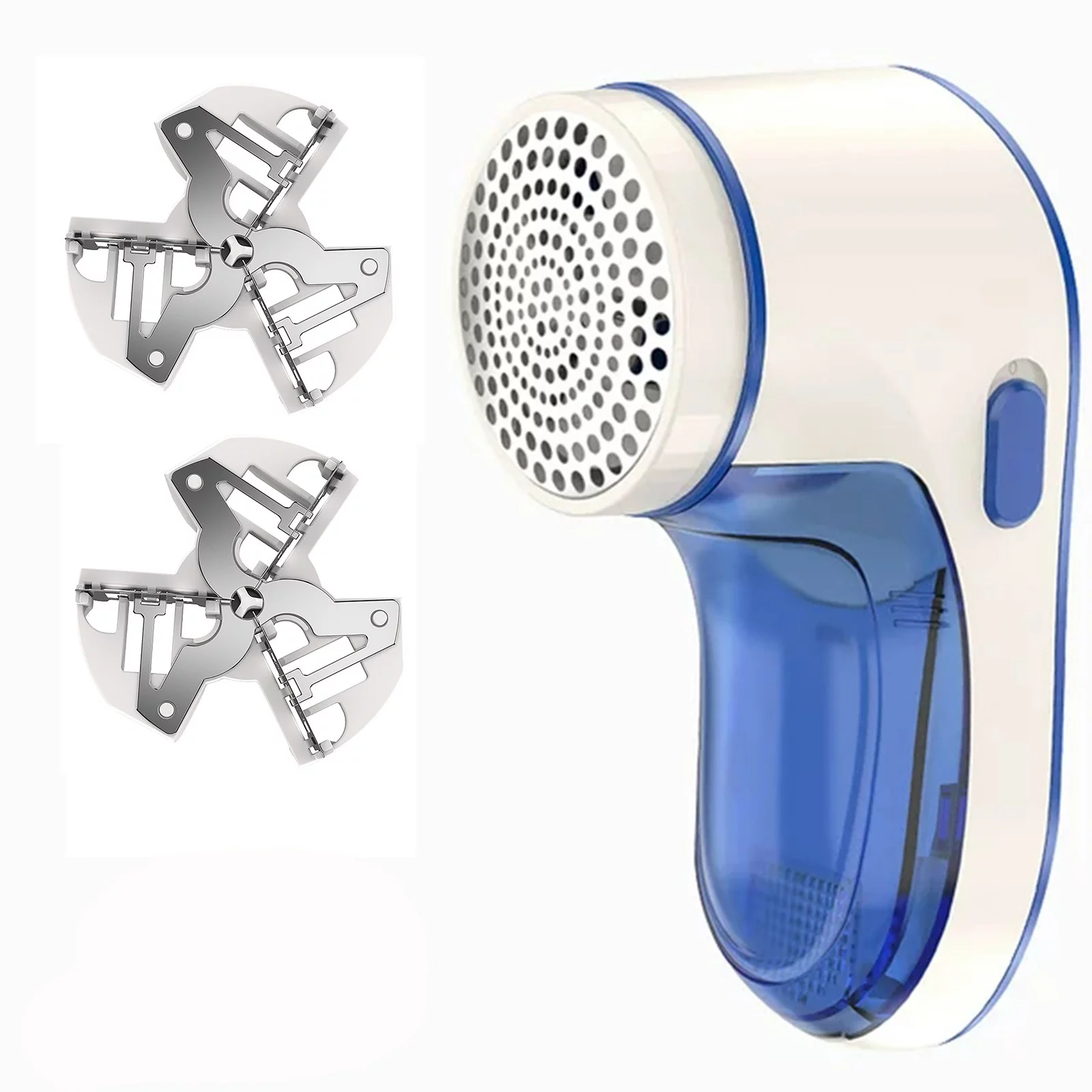 NLLSHGJ Cordless Electric Lint Remover W 2 Spare USB Rechargeable Fabric Clothes Shaver Clothing Sweater Shaver Defuzzer Trimmer Efficient Lint Fuzz Fluff Bobble Remov