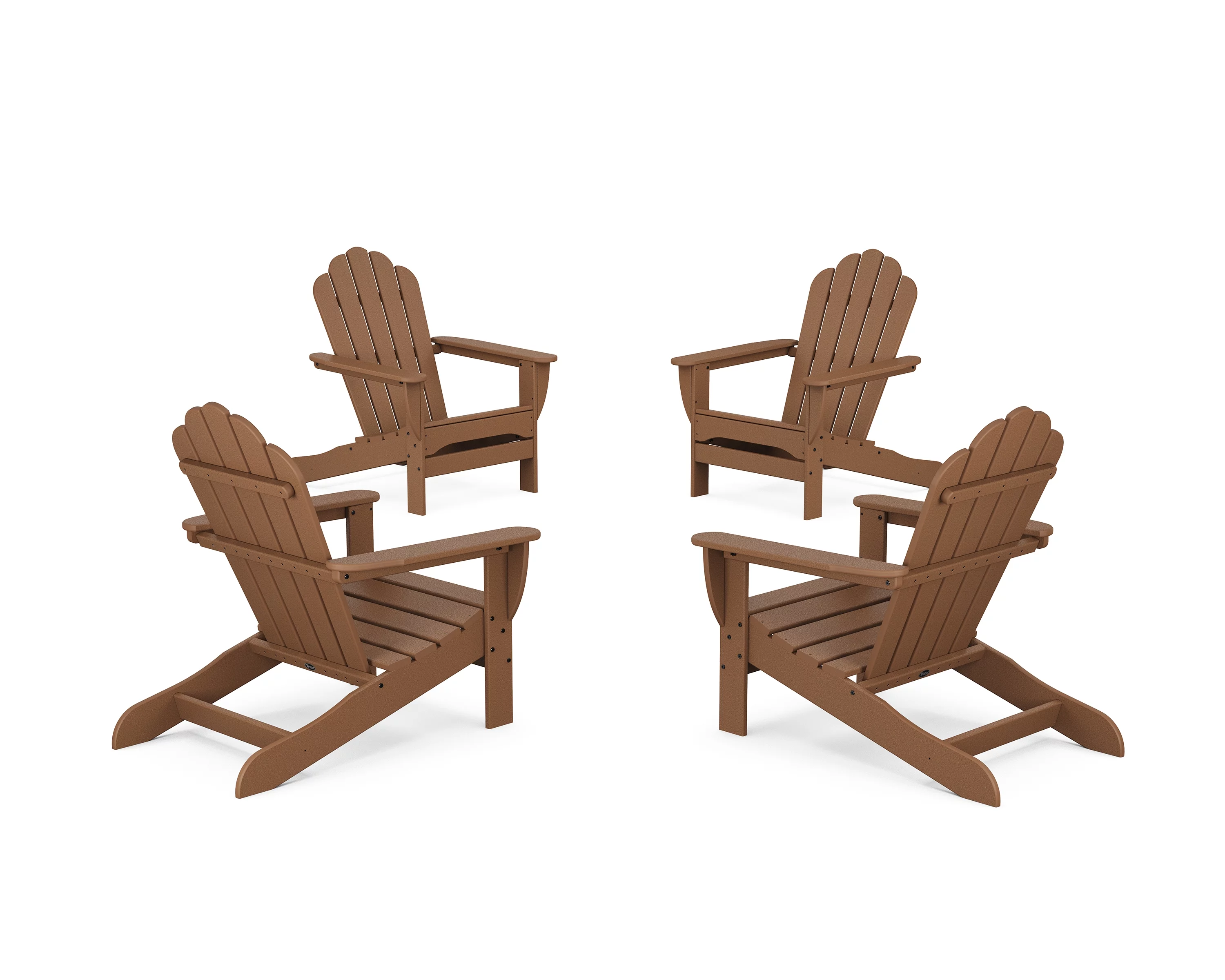 Trex® Outdoor Furniture™ 4-Piece Monterey Bay Oversized Adirondack Chair Conversation Set in Tree House