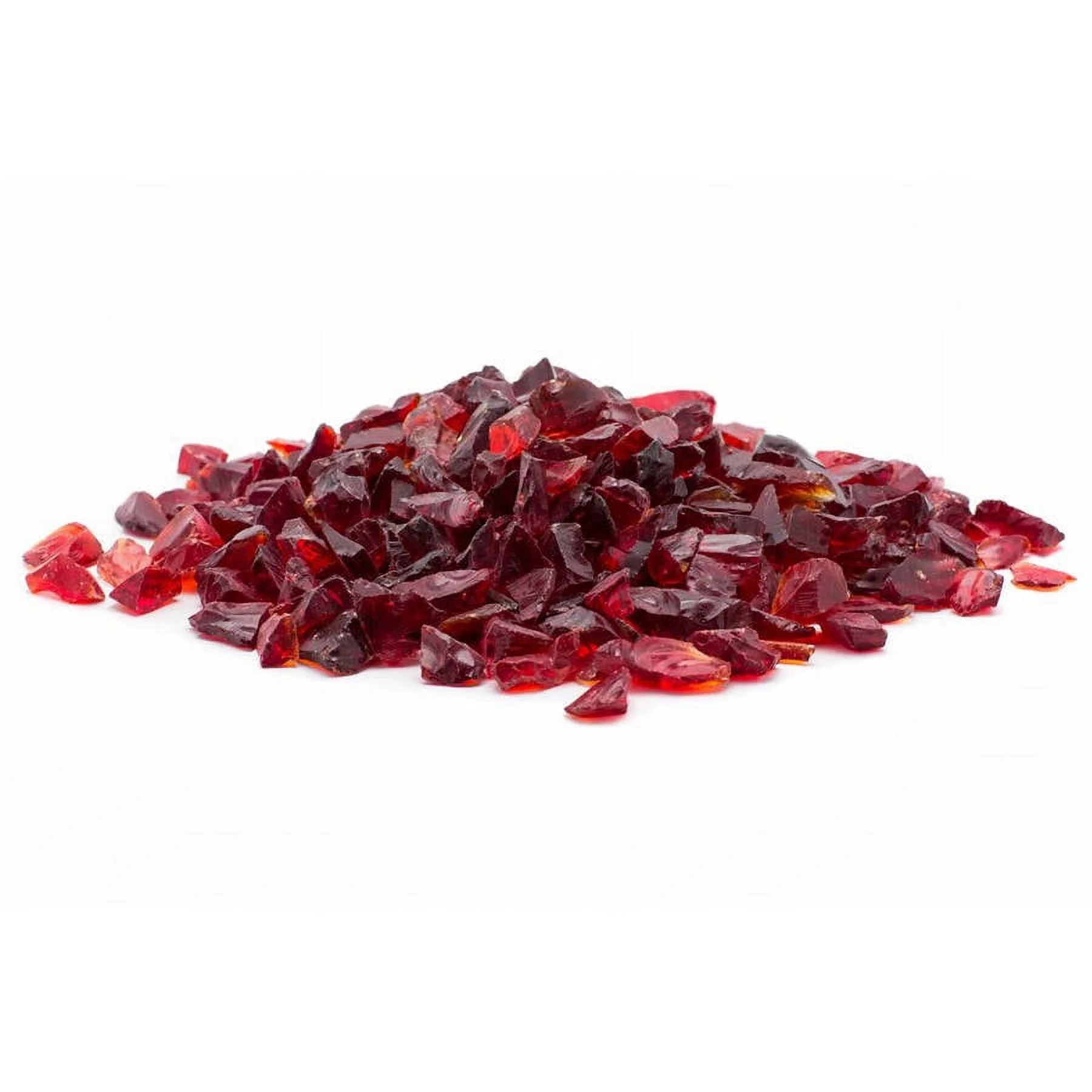 Dragon Glass 10 lb Red Landscape & Fire Pit Glass, 1/4