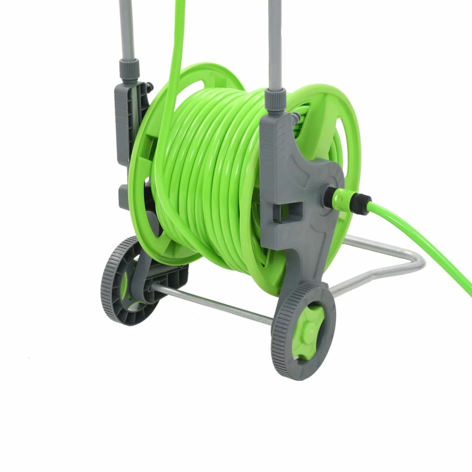 Carevas Water Hose Reel with Wheels 174.6'+6.6'