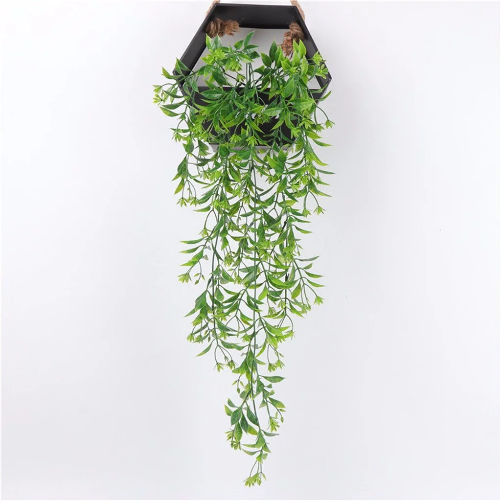 Bnnlsa Artificial Flowers 2 Pcs Hanging Garland Vine Flower Trailing Bracket Plant Artificial Hanging