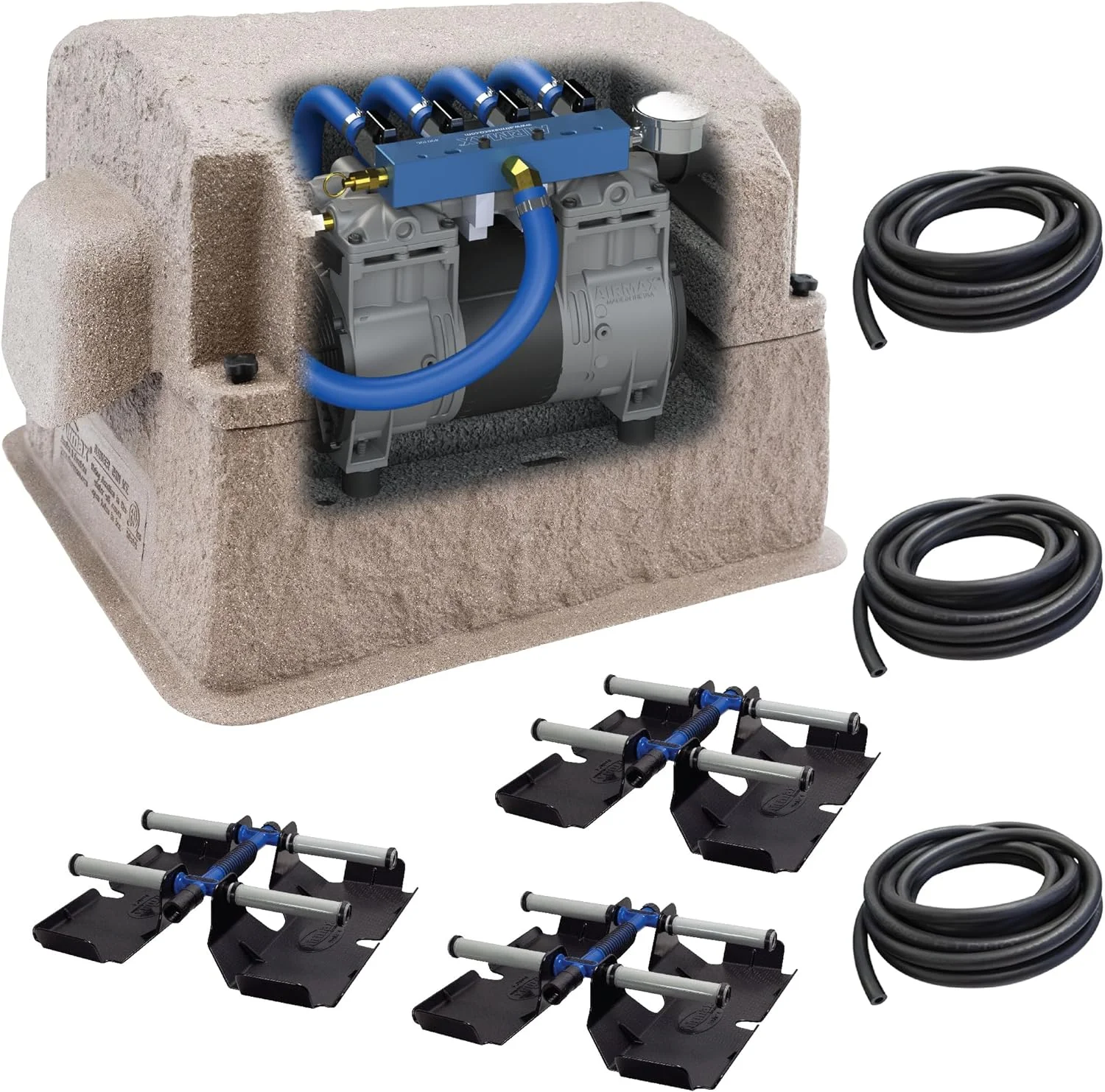 Airmax Pond Series Pond & Lake Aeration System, 230V, 300' 3/8' EasySet Airline