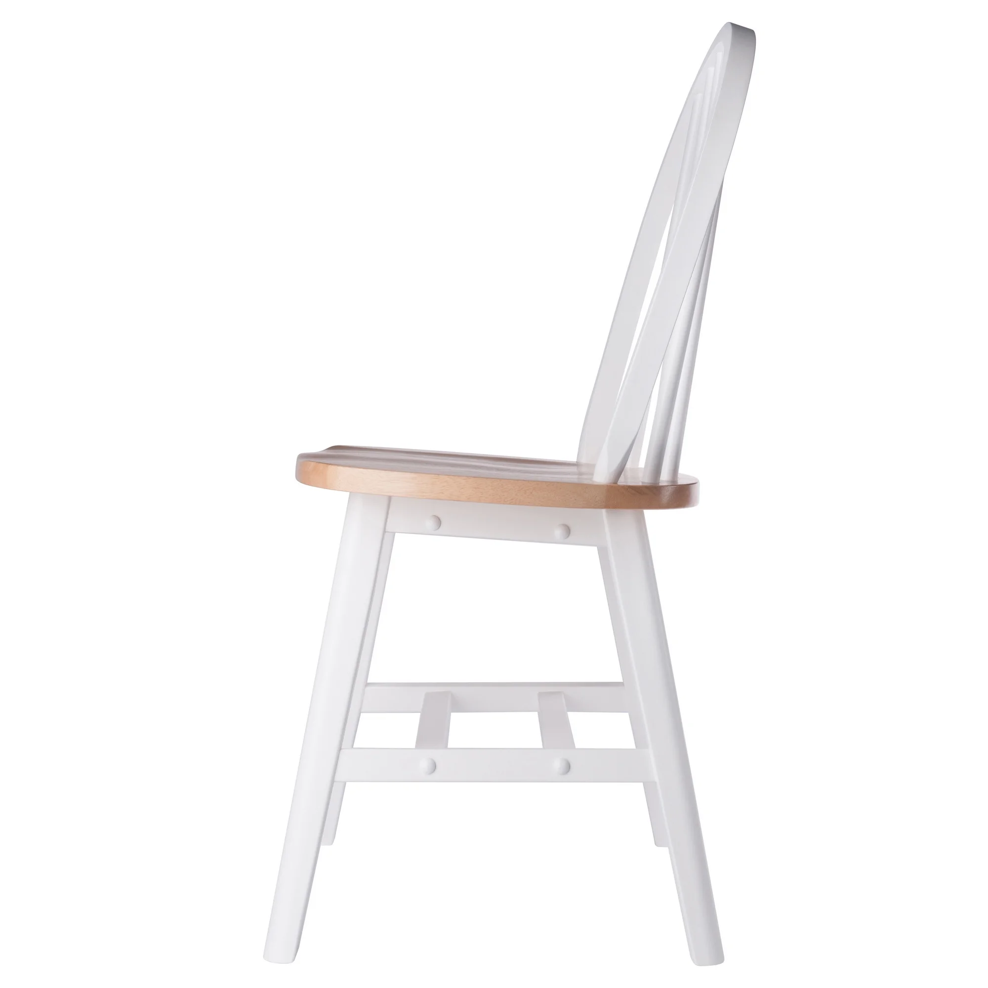 Winsome 2-Piece Chair Set - Natural White - 33.07 - Timeless Elegance & Durability