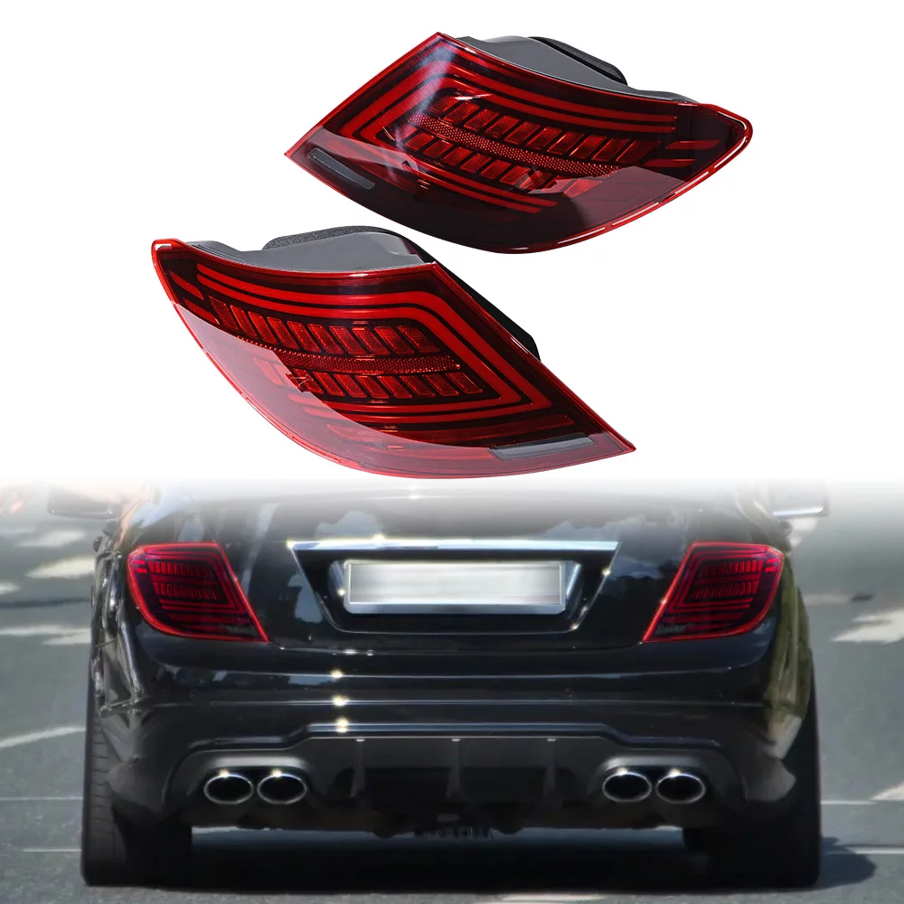 Astra Depot Clear Lens Tail Light Assembly Error Free Fit 2007-2014 Mercedes W204 C-Class C180 C200 C230 C250 C280 C300 C350 C63 AMG Driver Passenger Side