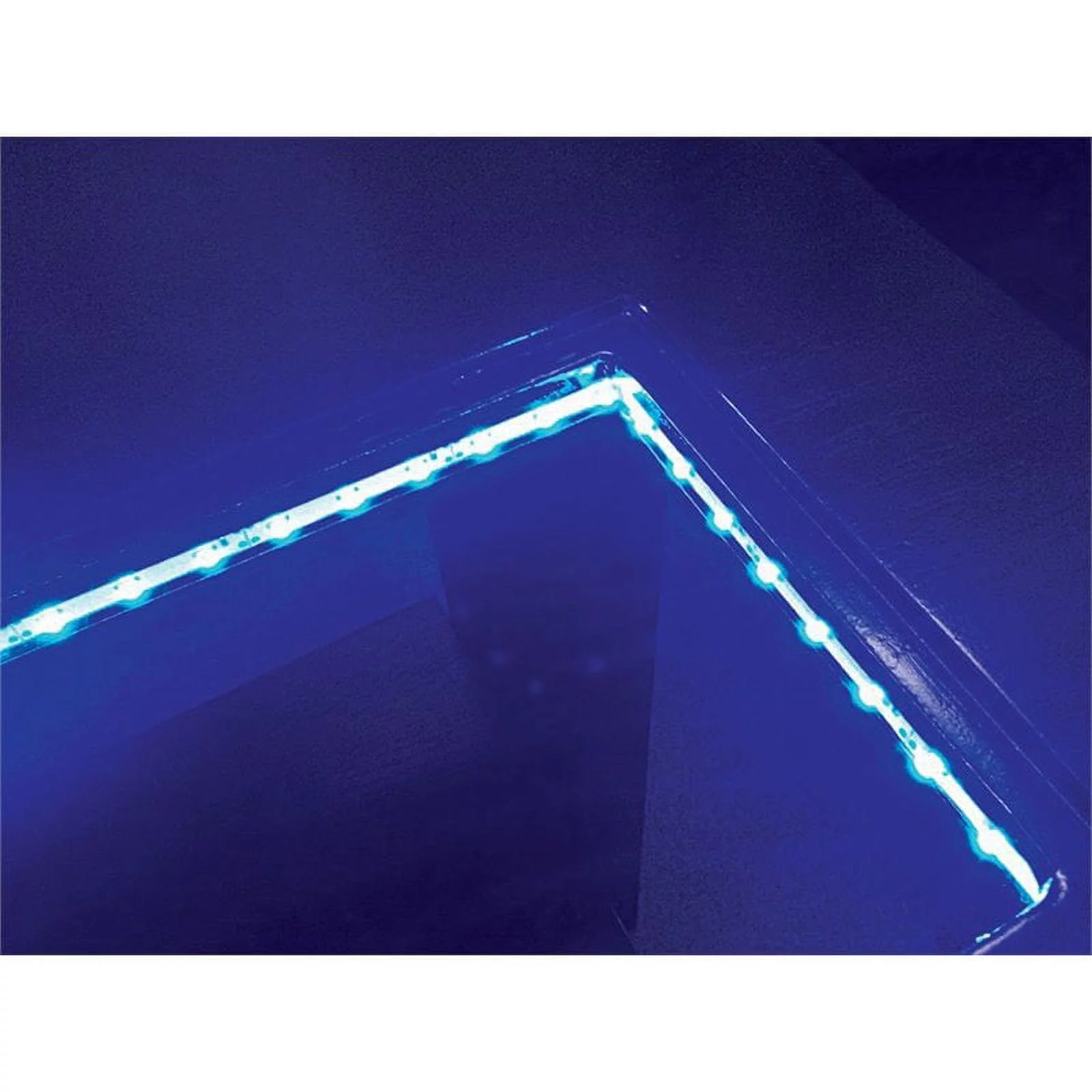 Furniture of America Jalen Wood 7-Piece Counter Dining Set with LED in Black